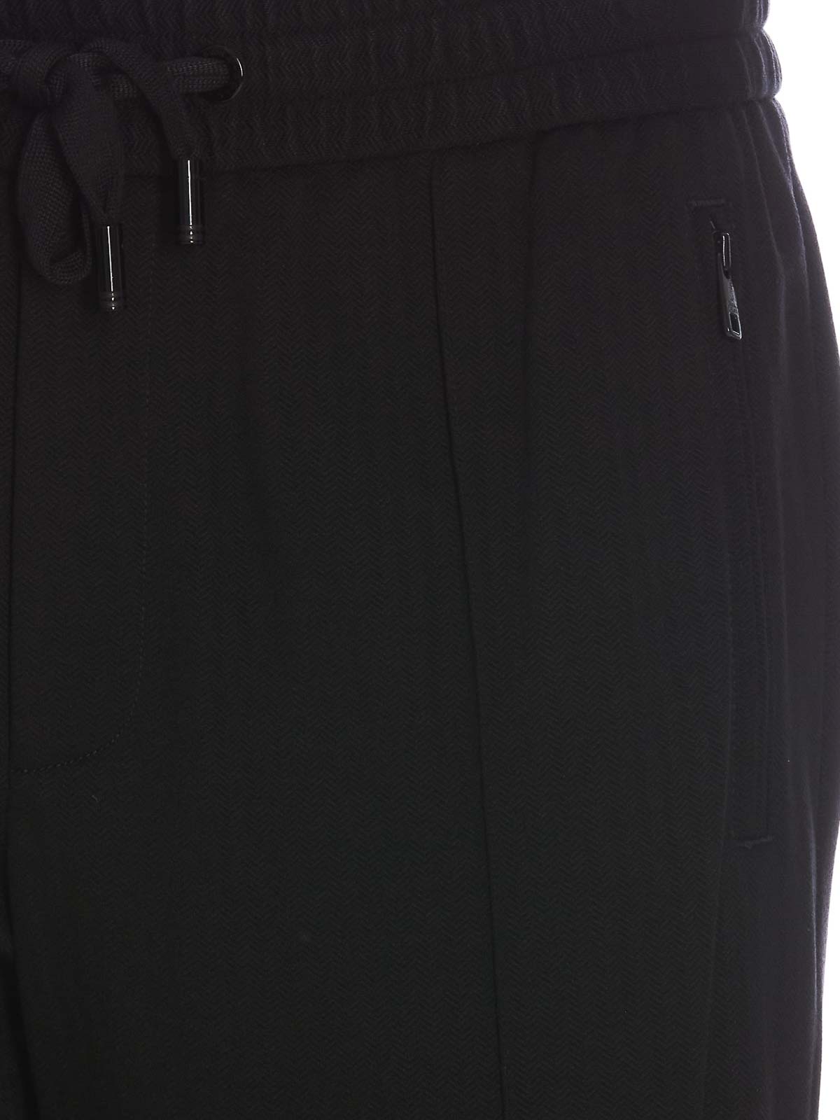 Dolce & Gabbana Men's Pants and Shorts - Black - Sweatpants