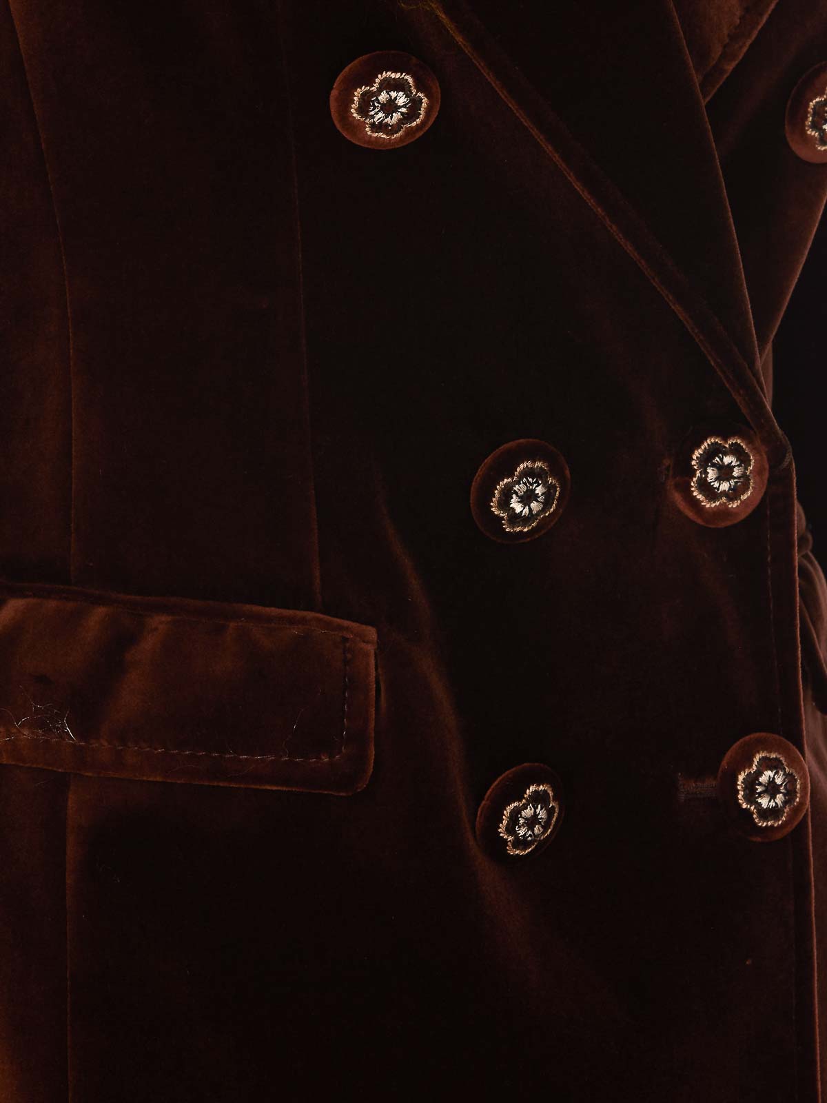 Etro Velvet jacket - Brown - Women | 121800551010 | thebs.com