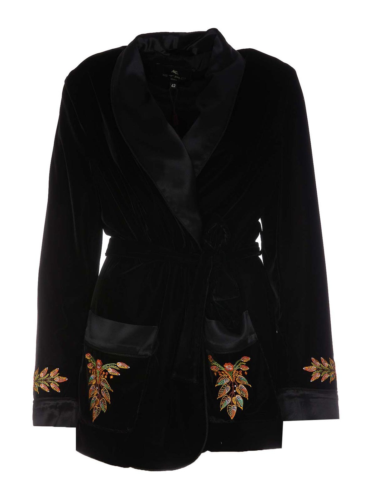 Etro Velvet Jacket - Black - Women|121867209001 | thebs.com
