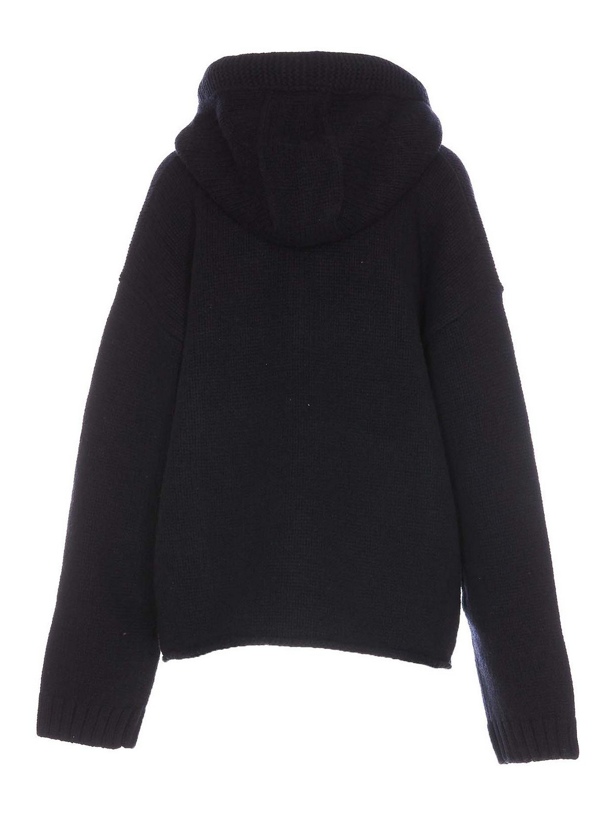 Shop Jw Anderson Zip Anchor Sweater In Blue