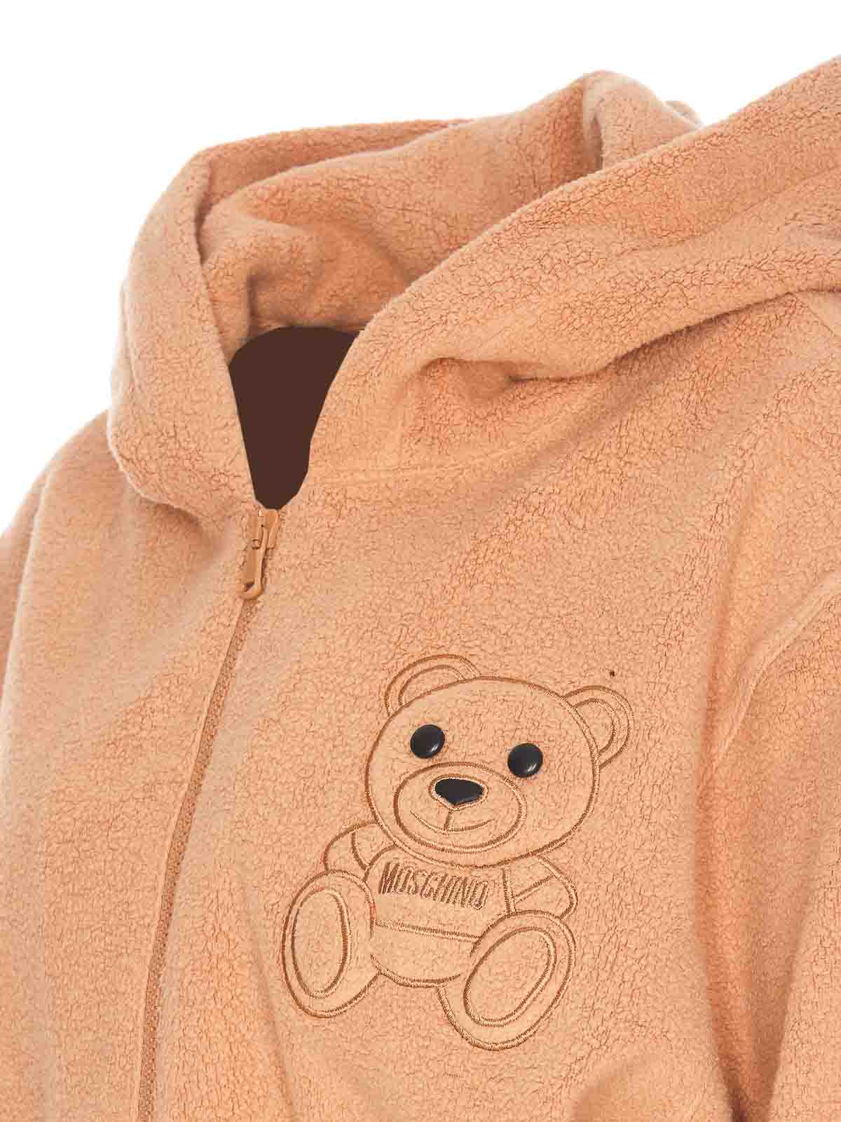 Teddy bear cropped hoodie sale