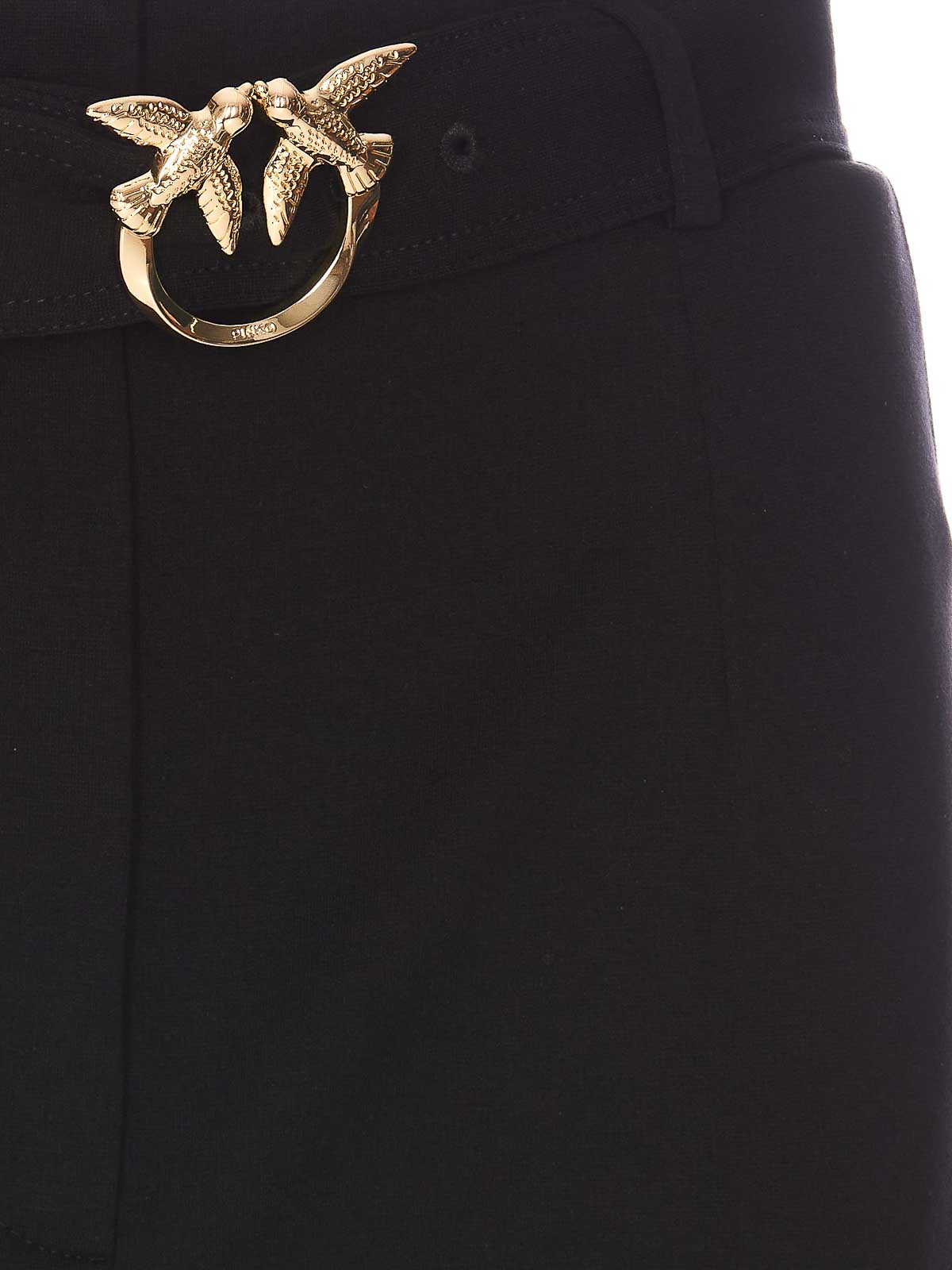 Pinko Perlita pants - Black - Women | 101859A184Z99 | thebs.com