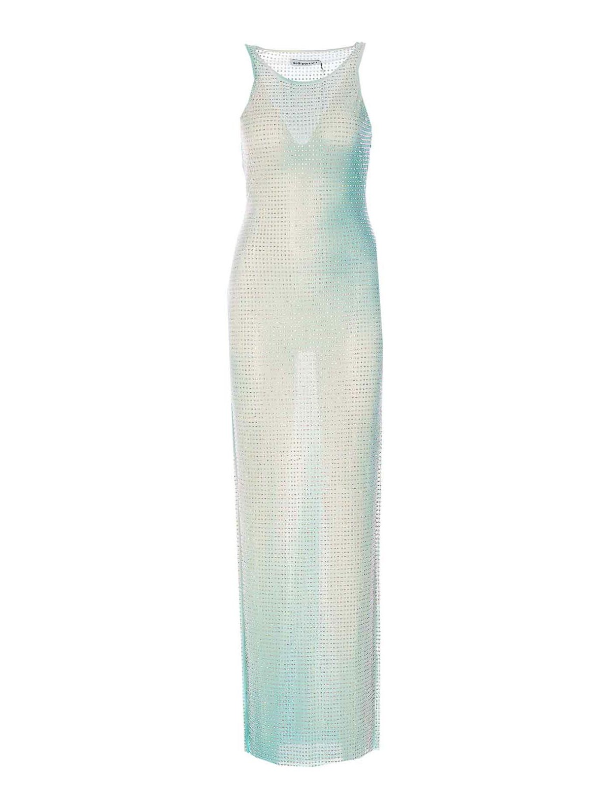 Self Portrait Contour print maxi dress - Green - Women|188XGREEN Self Portrait Contour print maxi dress - Green - Women|188XGREEN