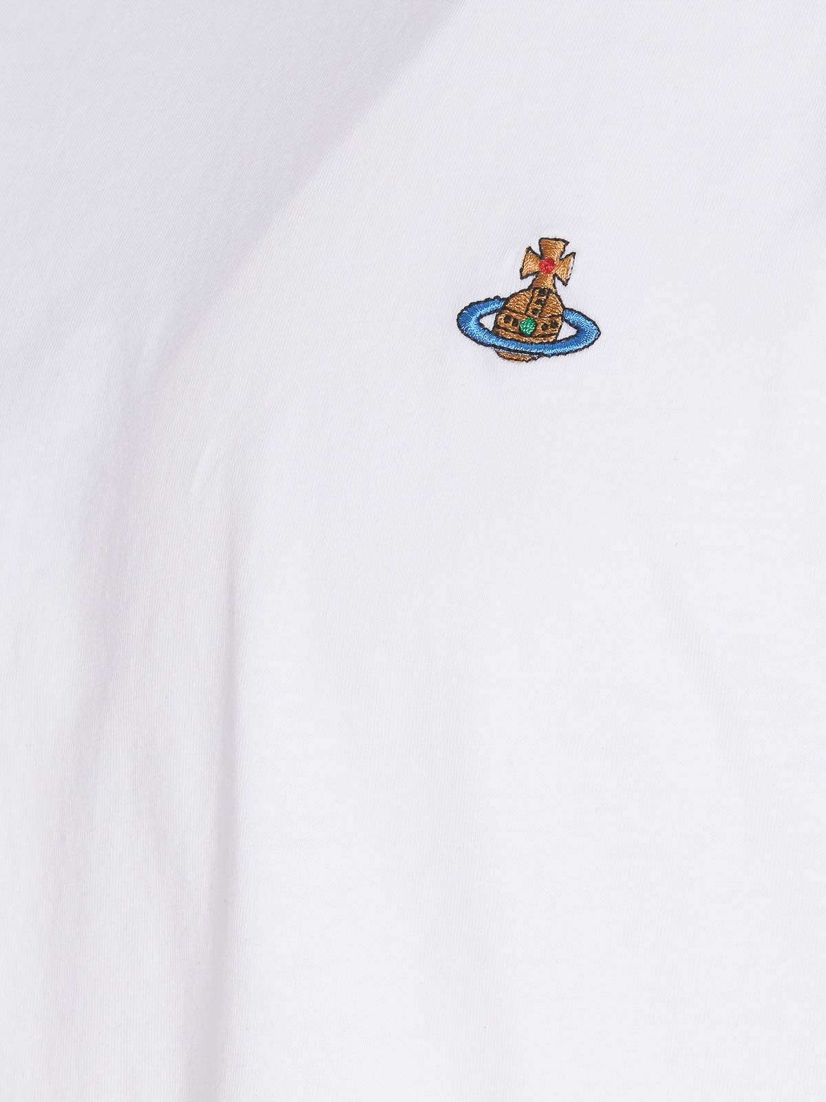 Shop Vivienne Westwood Orb T-shirt In White