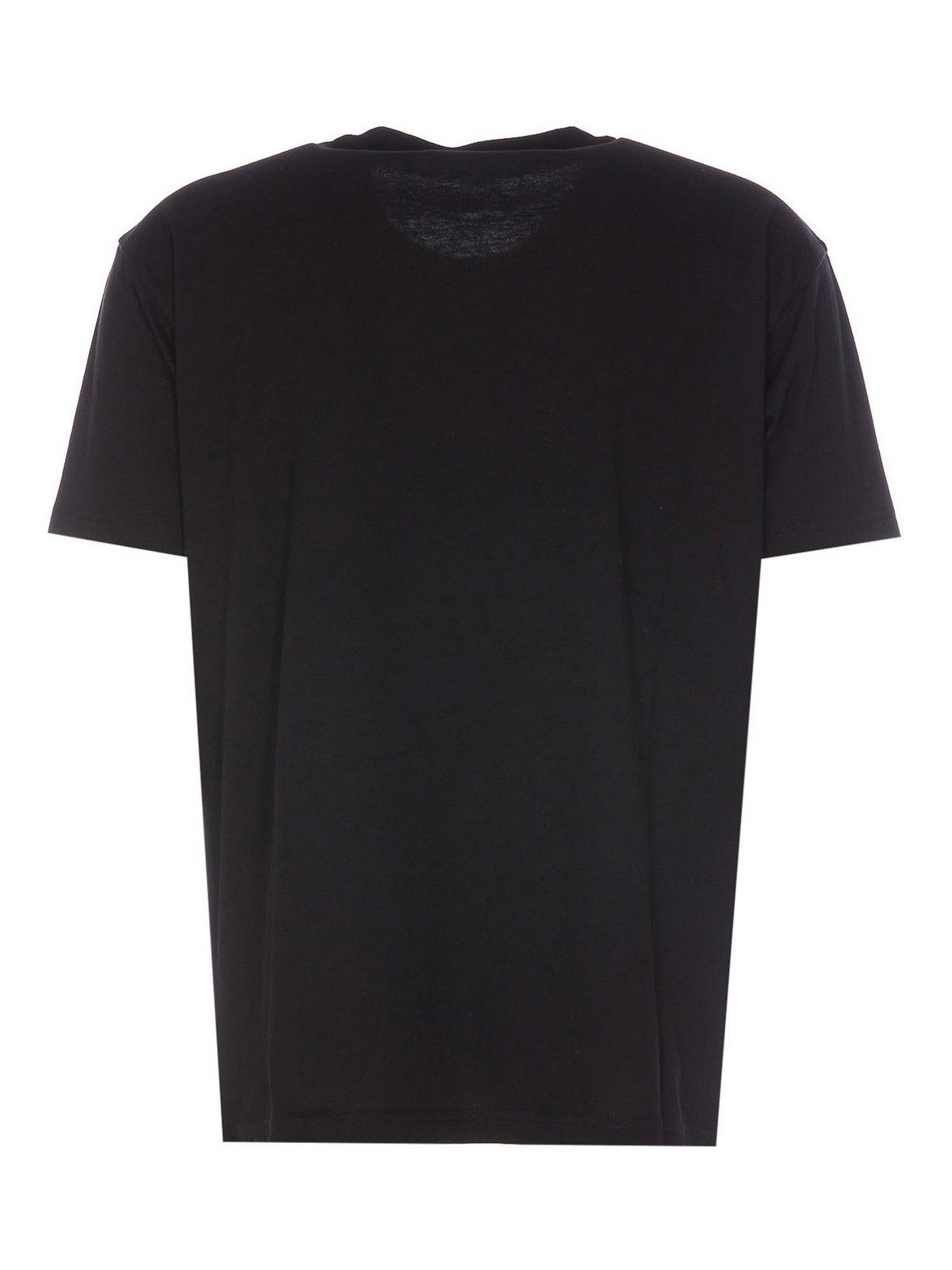 Shop Vivienne Westwood White T-shirt Orb Logo In Black