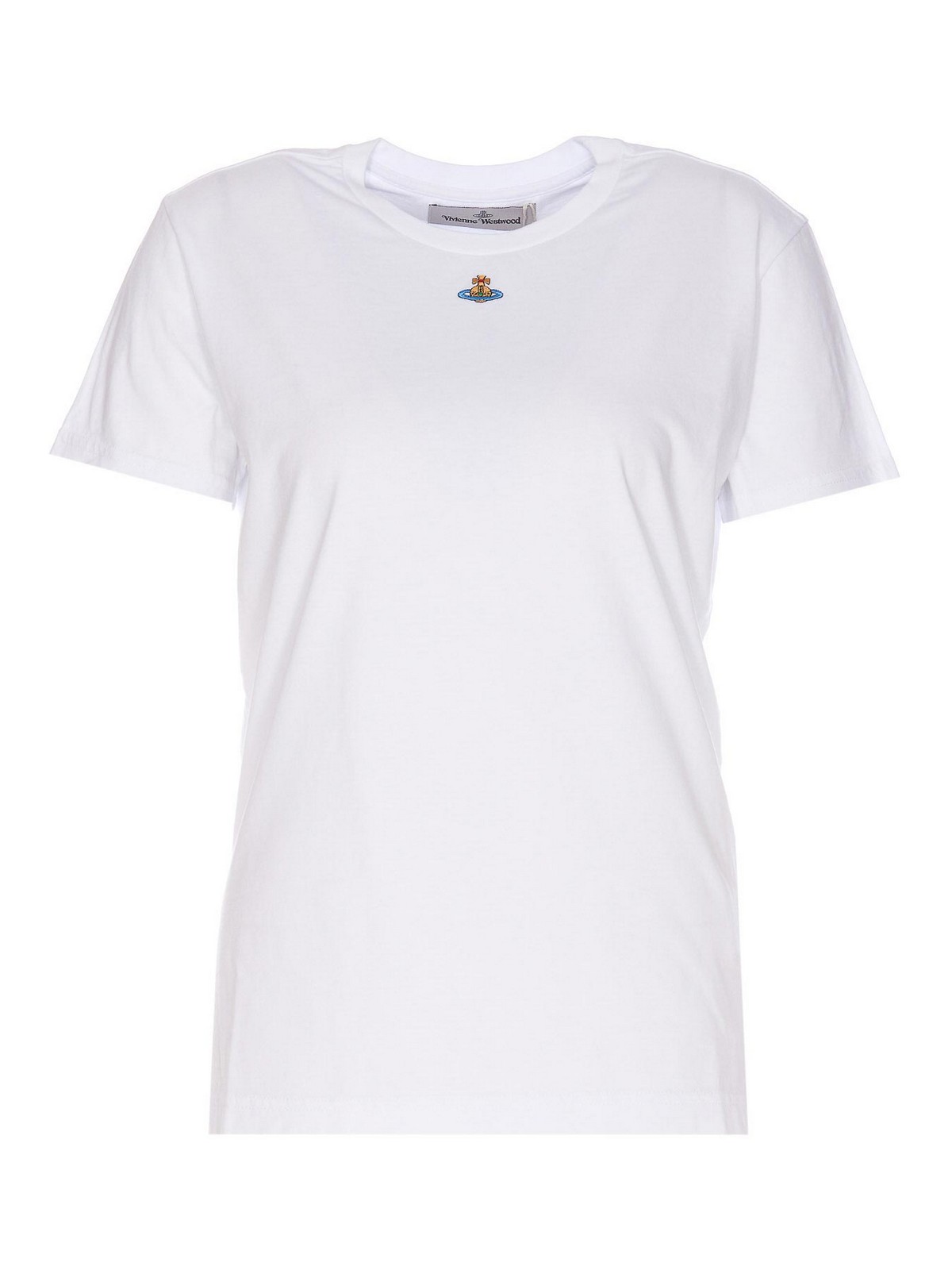 Vivienne Westwood White T-shirt Orb Logo