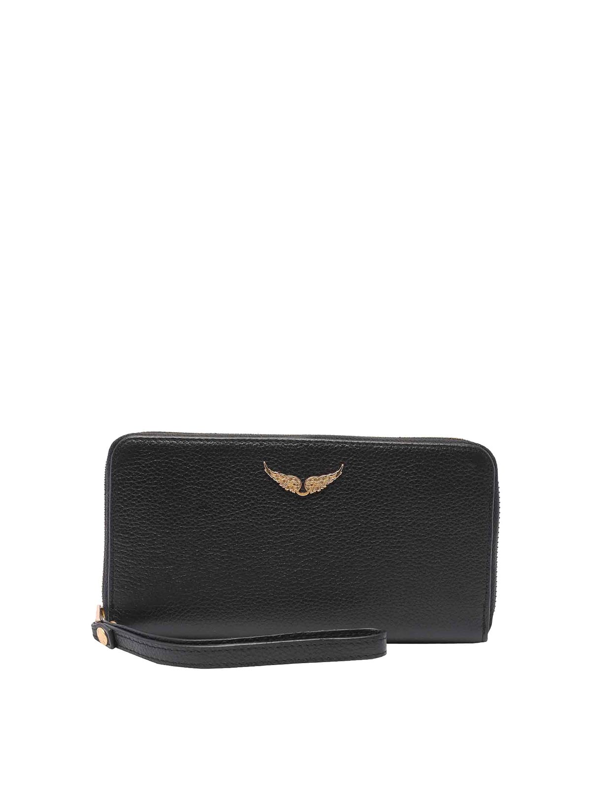 Zadig & Voltaire Compagnon Wallet In Black