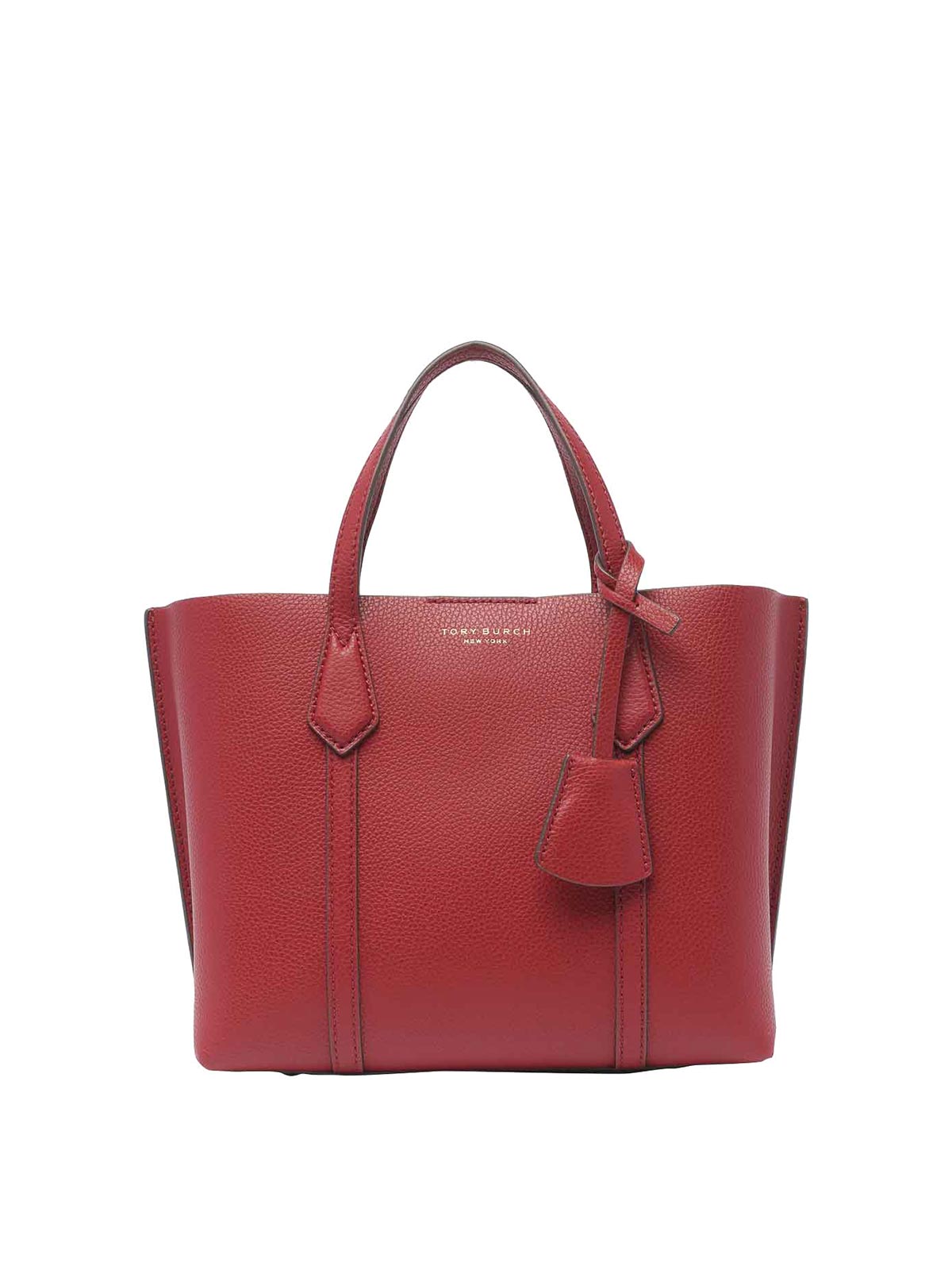 Tory Burch Small Perry Shopping Bag In Red