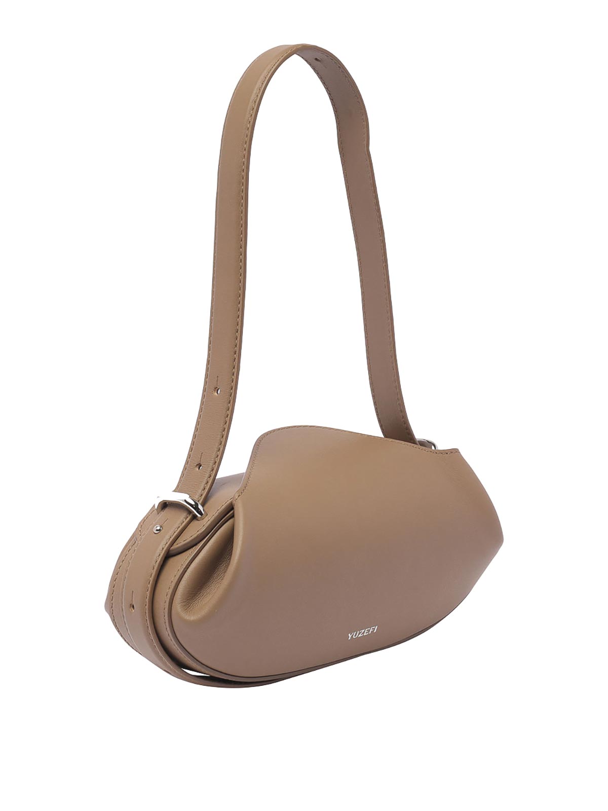 Yuzefi Dinner roll shoulder bag - Beige|YUZPF23HBDRL012OVALEB