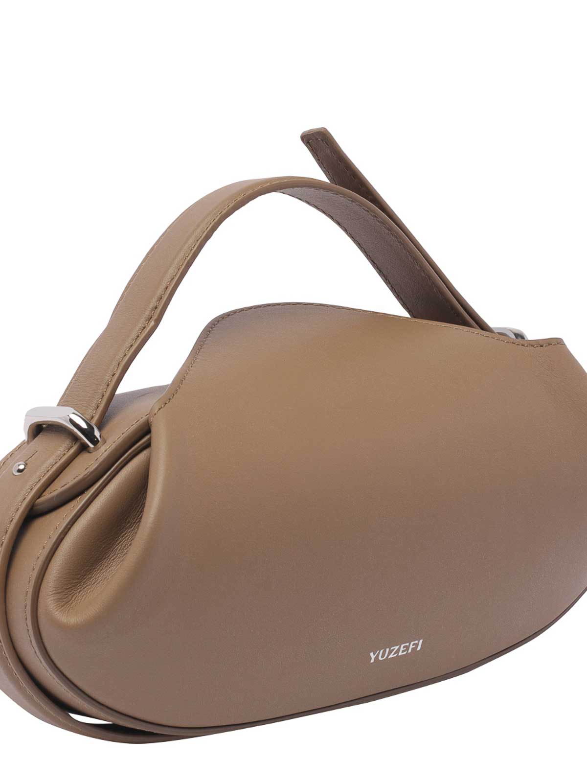 Yuzefi Dinner roll shoulder bag - Beige|YUZPF23HBDRL012OVALEB