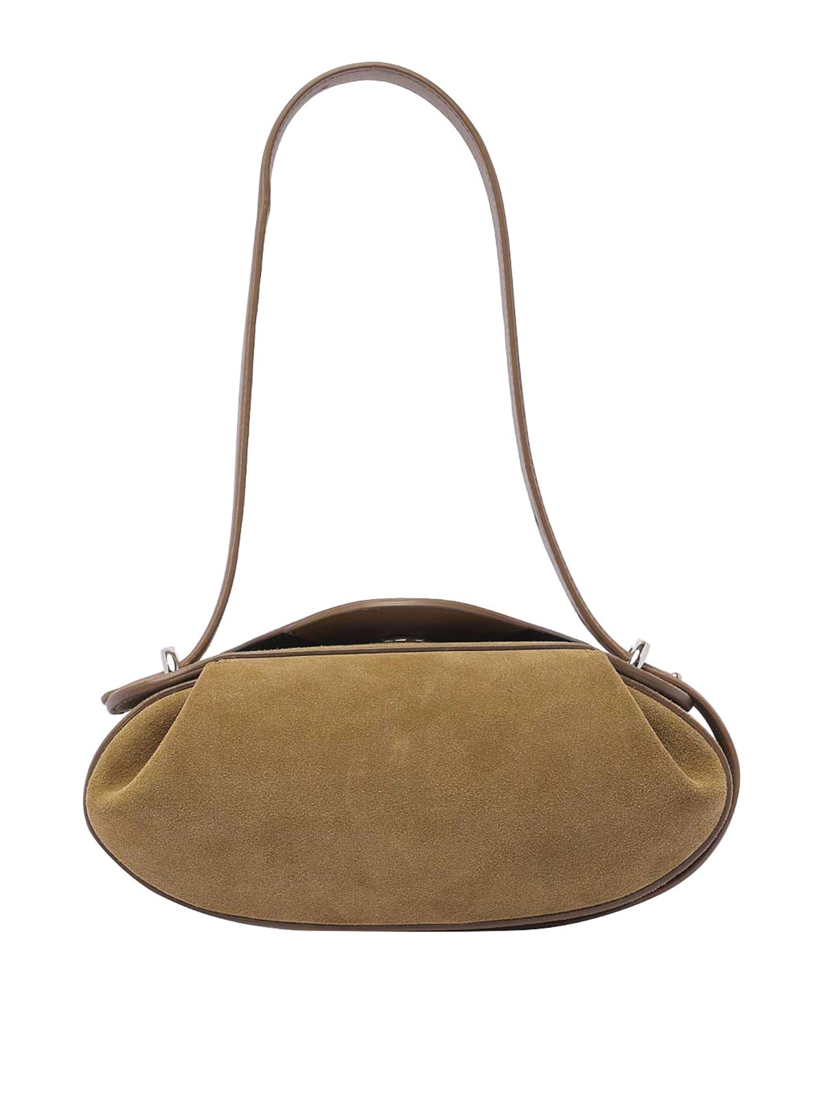 ★YUZEFI★ Dinner Roll Shoulder Bag Anise Green YUZAW22HBDR3 Yuzefi Dinner roll shoulder bag - Green | YUZPF23HBDRS002SAND