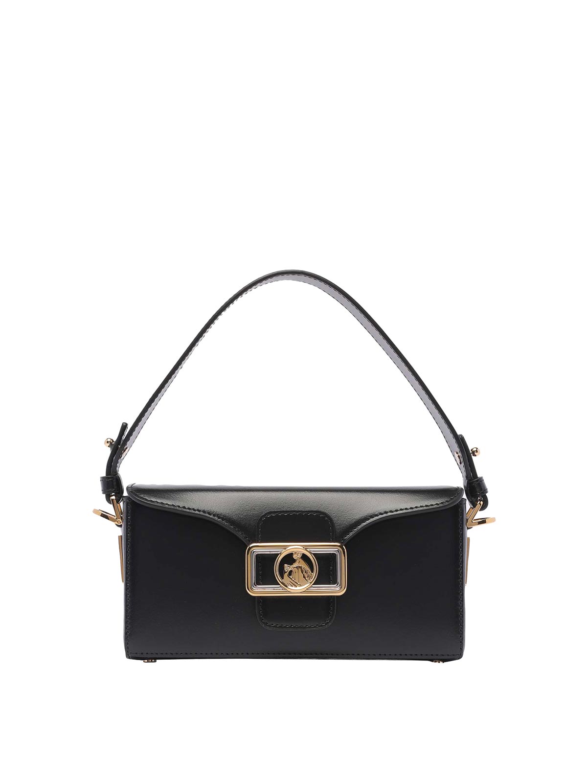 Shop Lanvin Nano Pencil Bag In Black