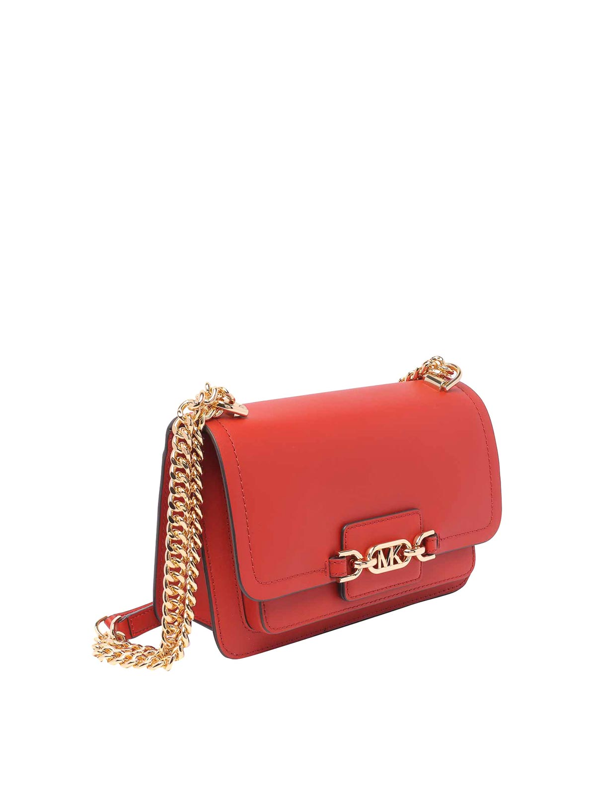 MICHAEL Michael Kors 'heather' Red Shoulder Bag With Mk Logo In