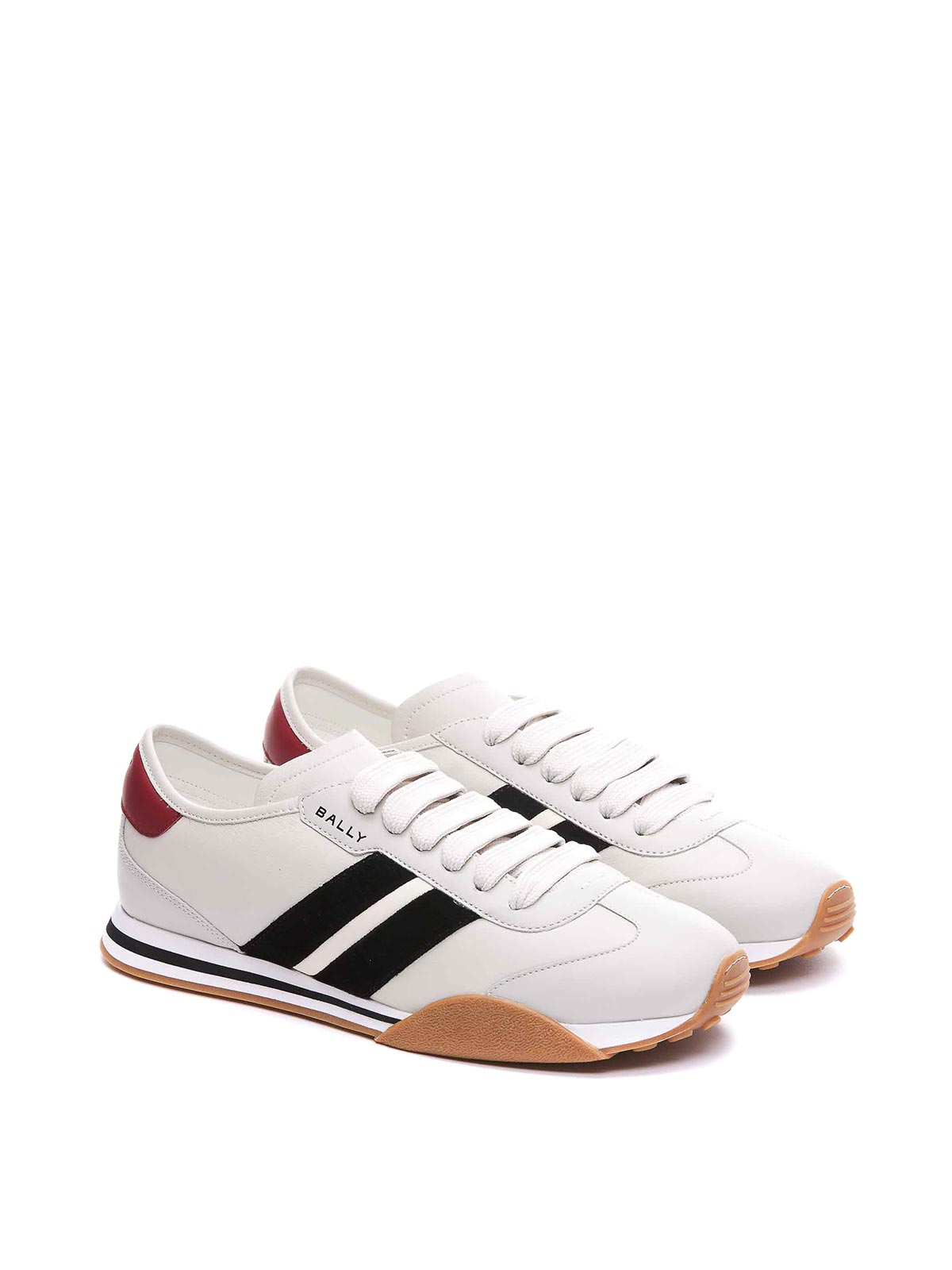 Shop Bally Stewy Sneakers In Blanco