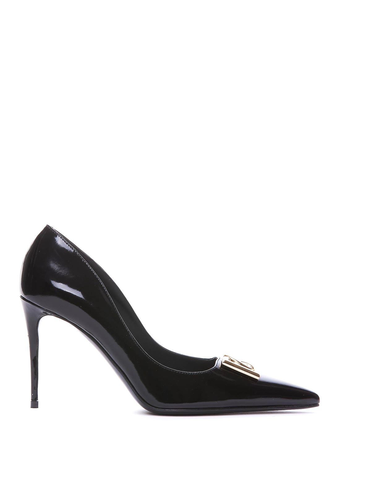 Dolce & Gabbana Leather Pumps In Negro