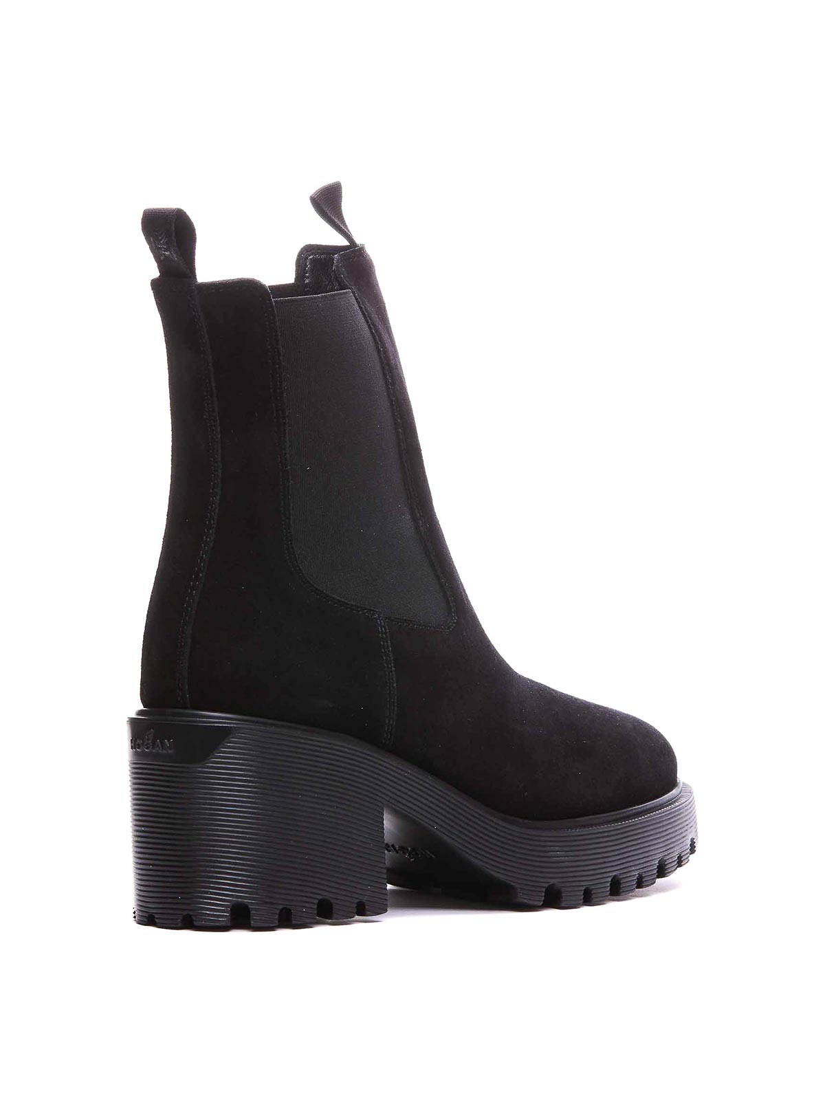 ショートブーツ・ブーティ HOGAN H649 - Leather chelsea boot Hogan H649 chelsea boots - Black - Women | HXW6490DV80BYEB999