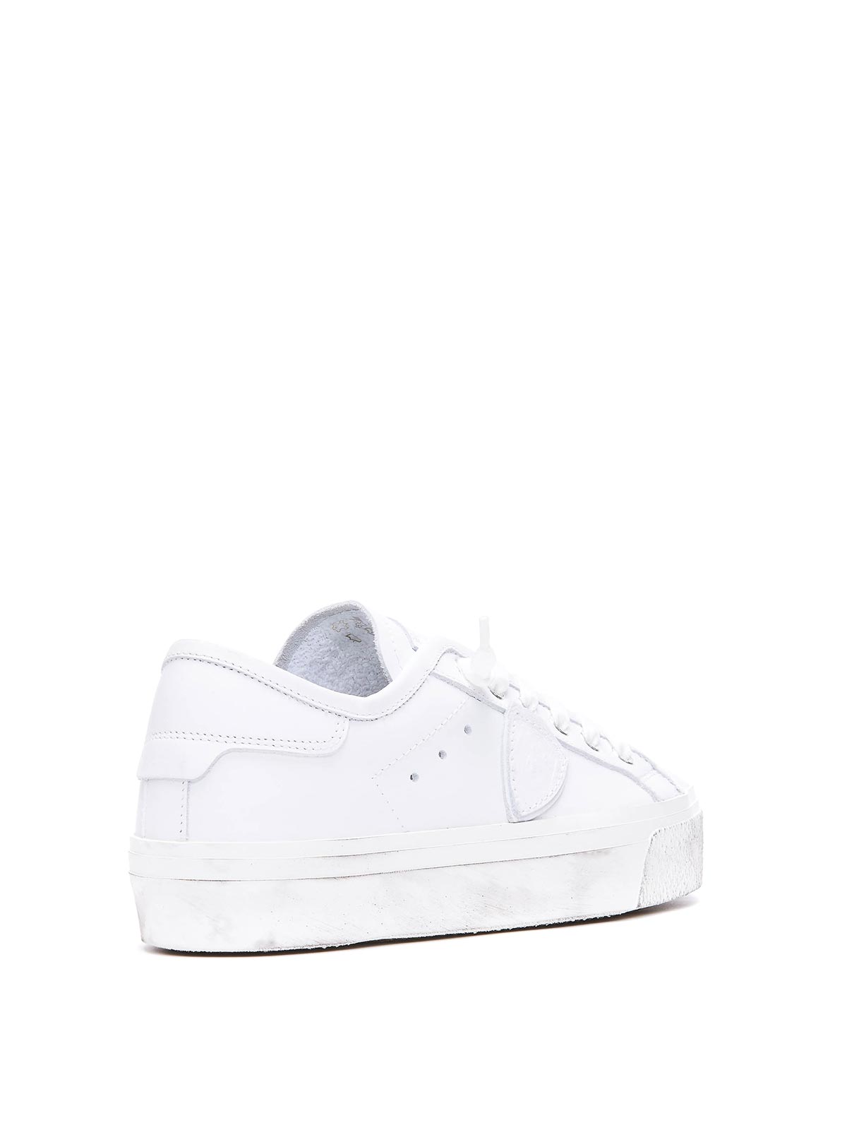 Shop Philippe Model Paris High Sneakers In White