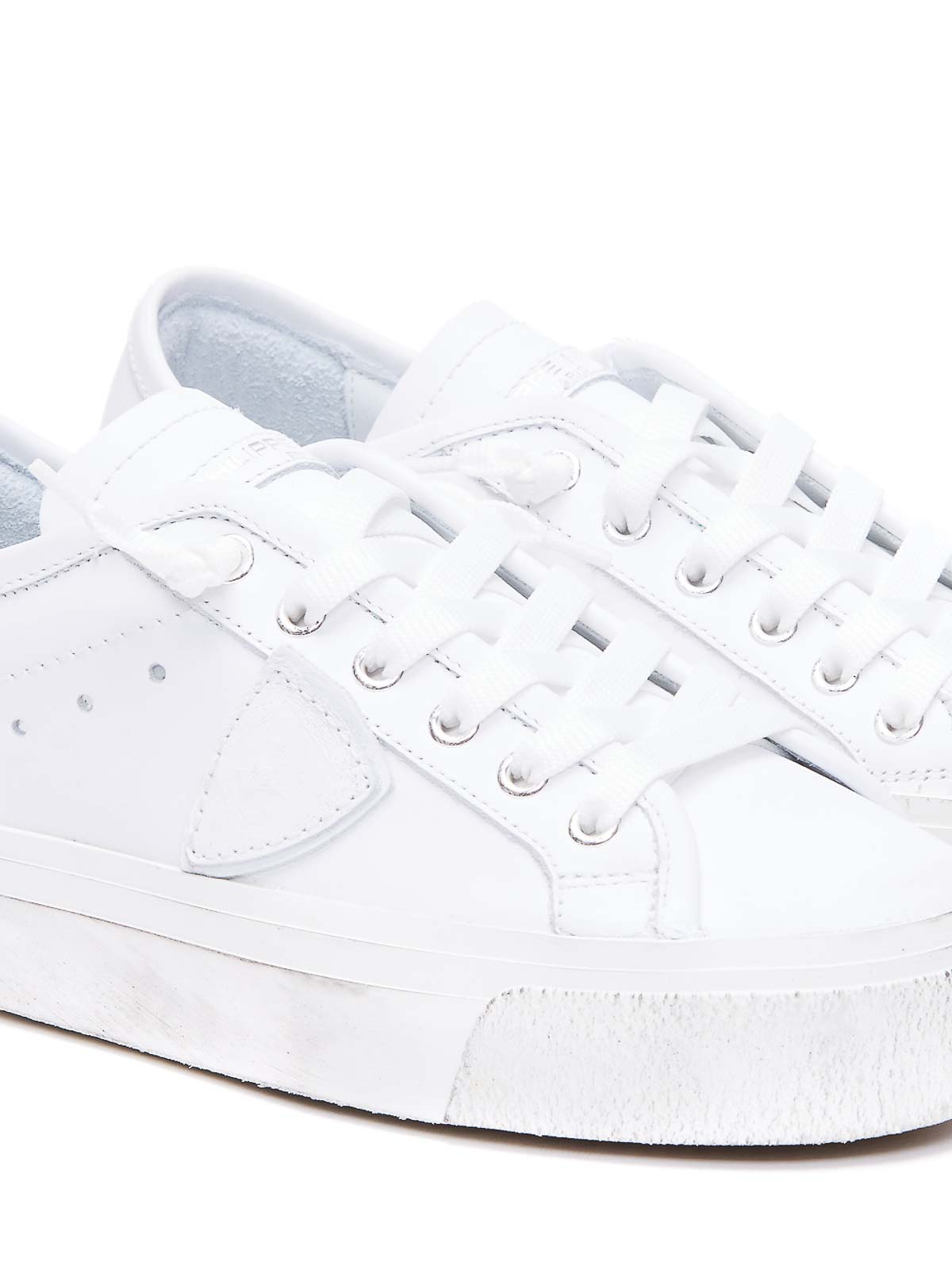 Shop Philippe Model Paris High Sneakers In White