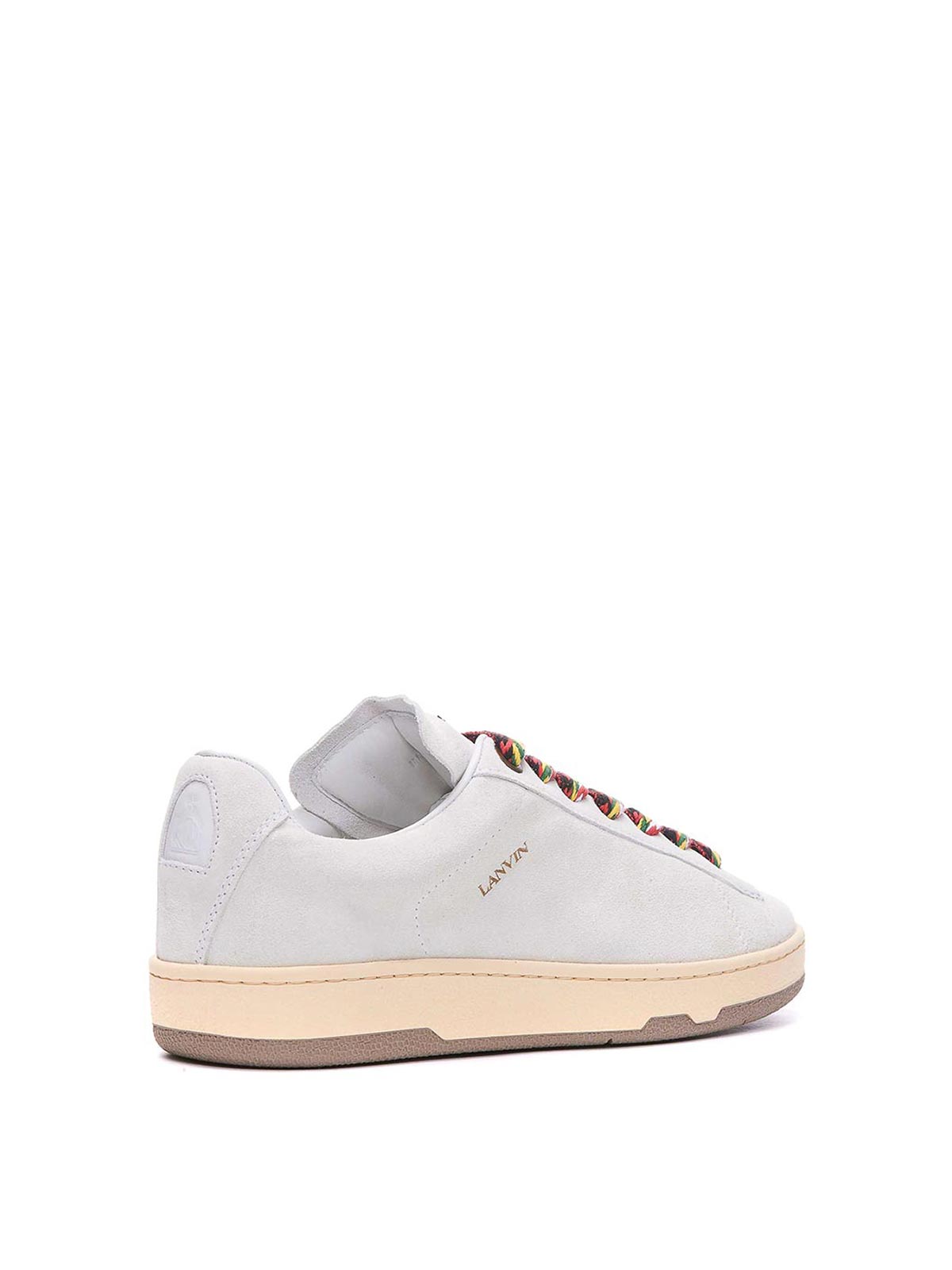 Shop Lanvin Lite Curb Sneakers In Blanco