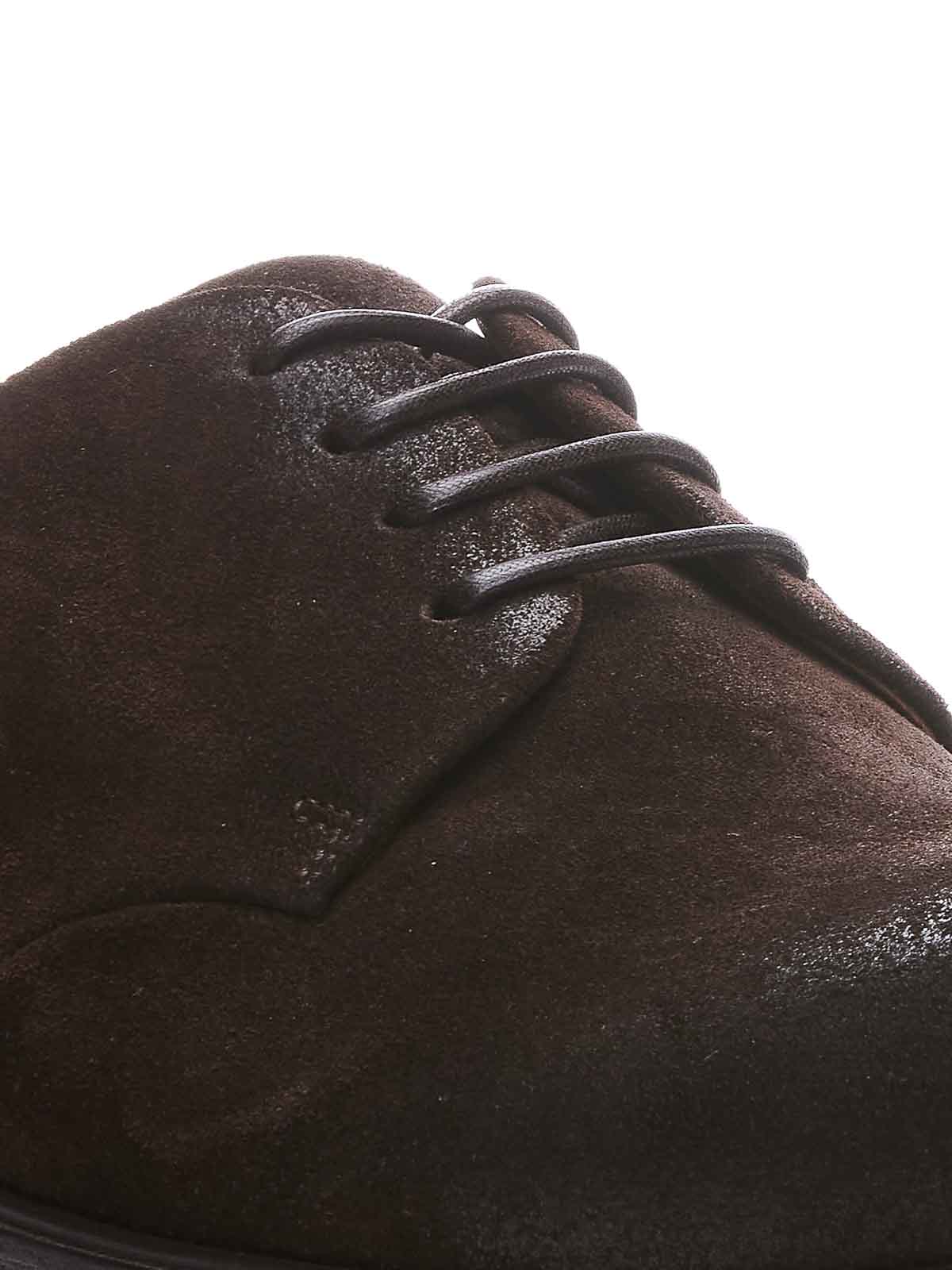 Shop Marsèll Zucca Derby Lace Up Shoes In Brown