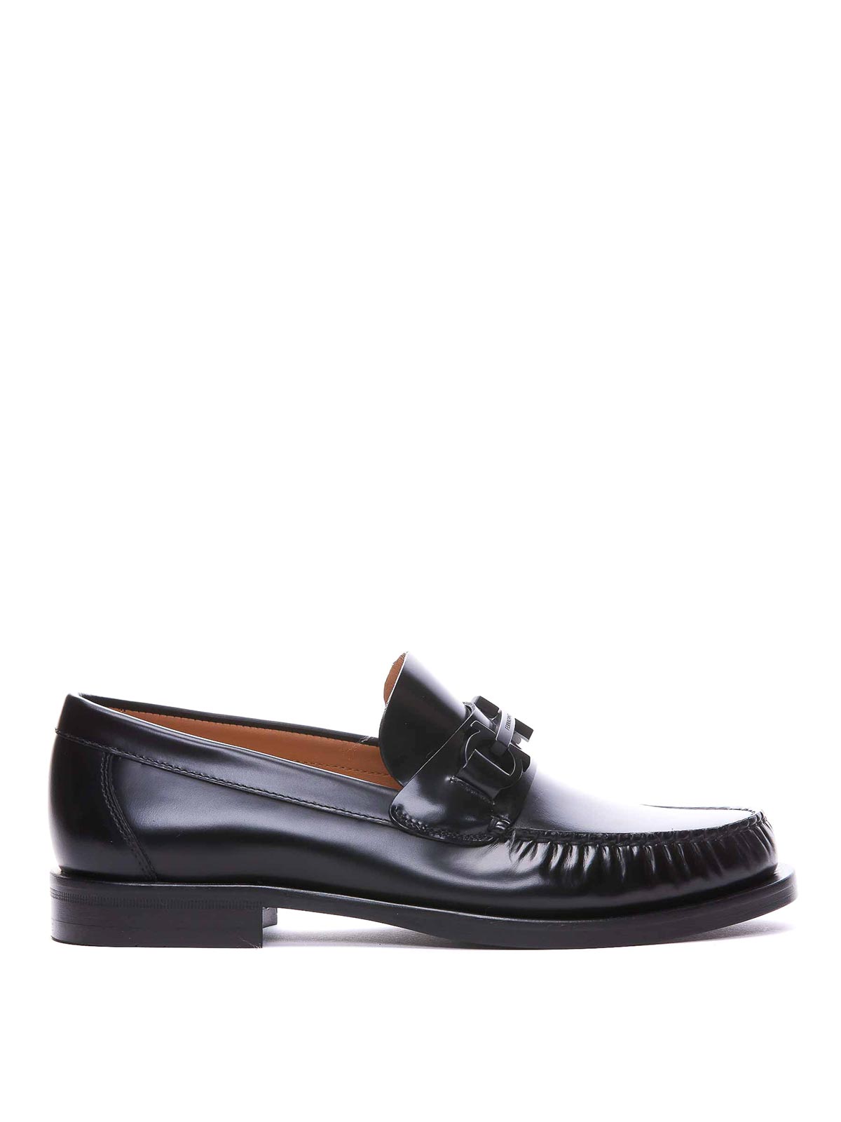 Ferragamo Fort Loafers In Black