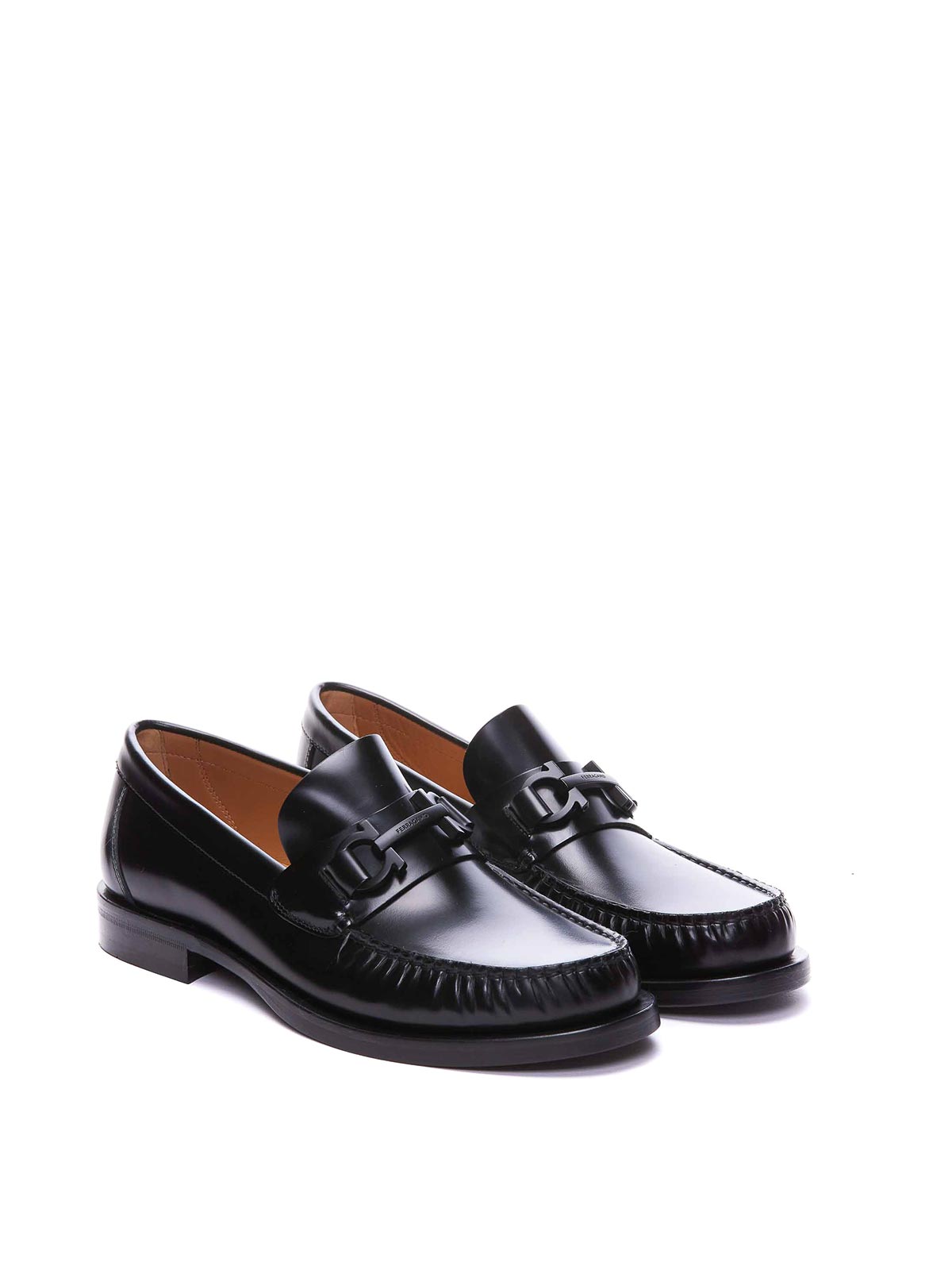 FERRAGAMO ブラックローファー サルバトーレフェラガモ Salvatore Ferragamo ローファー