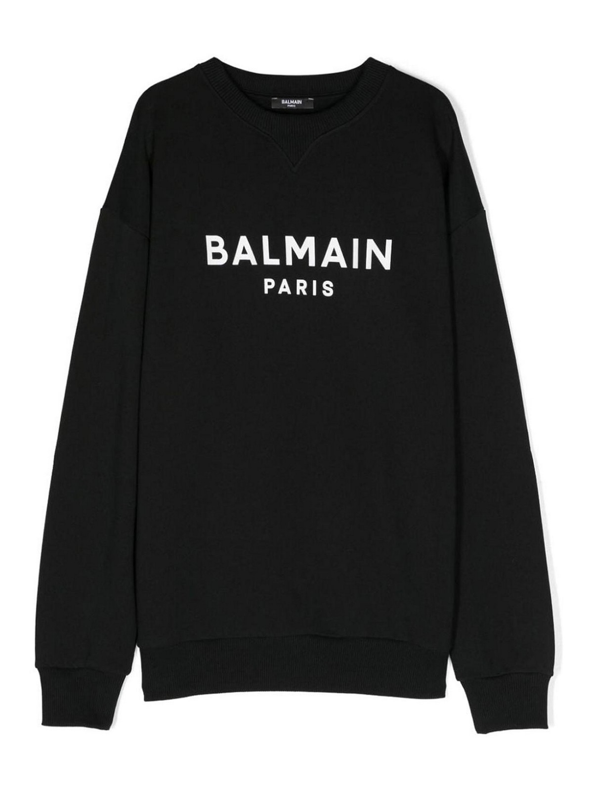 Balmain Kids' Black Cotton Boy  Sweatshirt