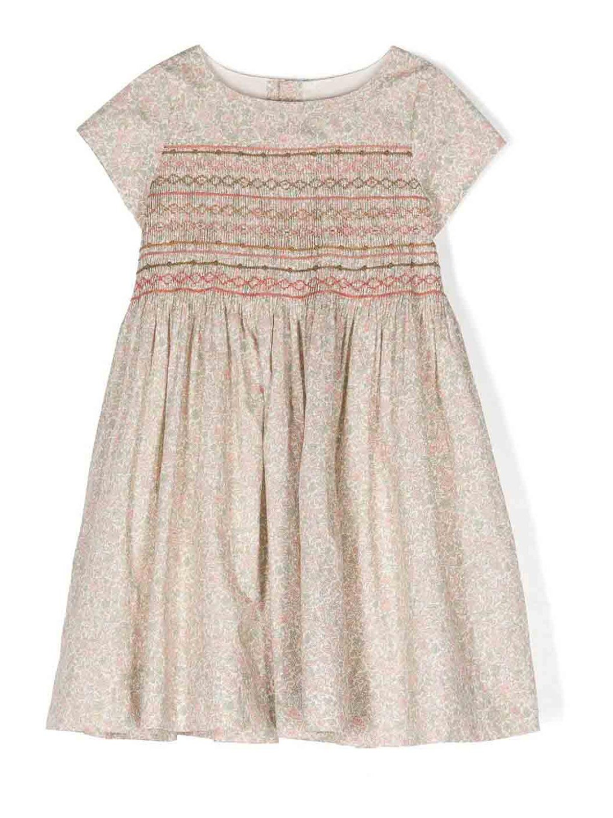 Knee length dresses Bonpoint - Liberty print cotton girl bonpoint dress ...