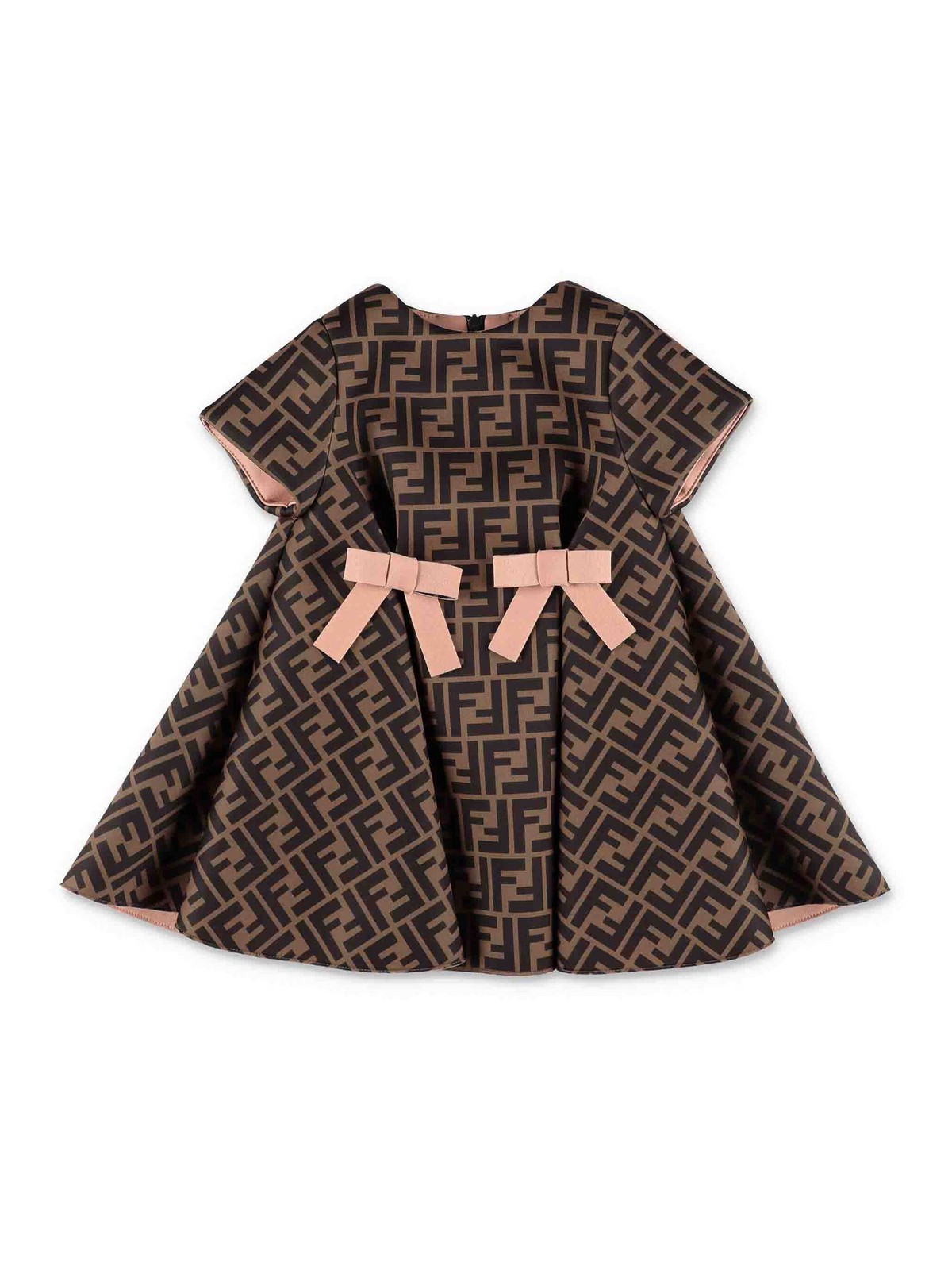 Brown zucca print neoprene fendi dress Brown zucca print neoprene fendi dress