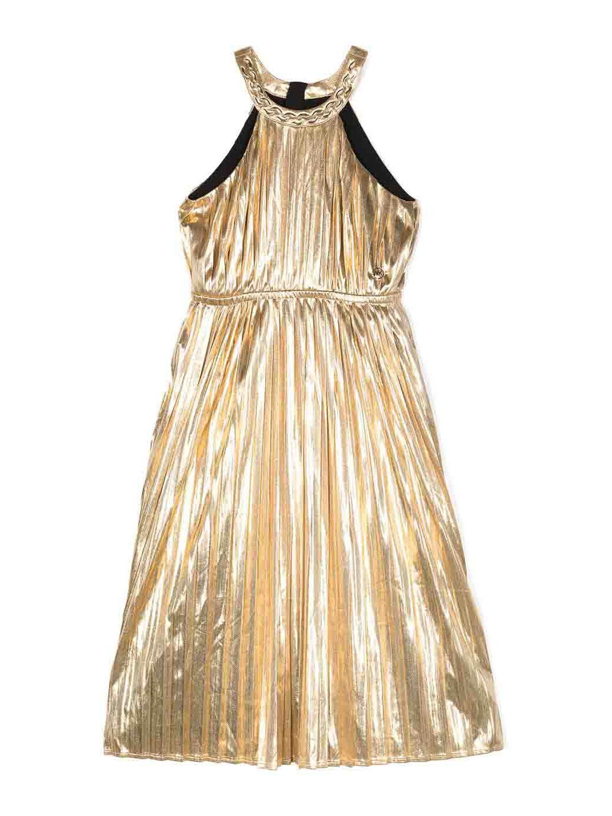michael kors gold lame dress Michael Kors Kids Baby Girls Gold Sequin Dress main image 1