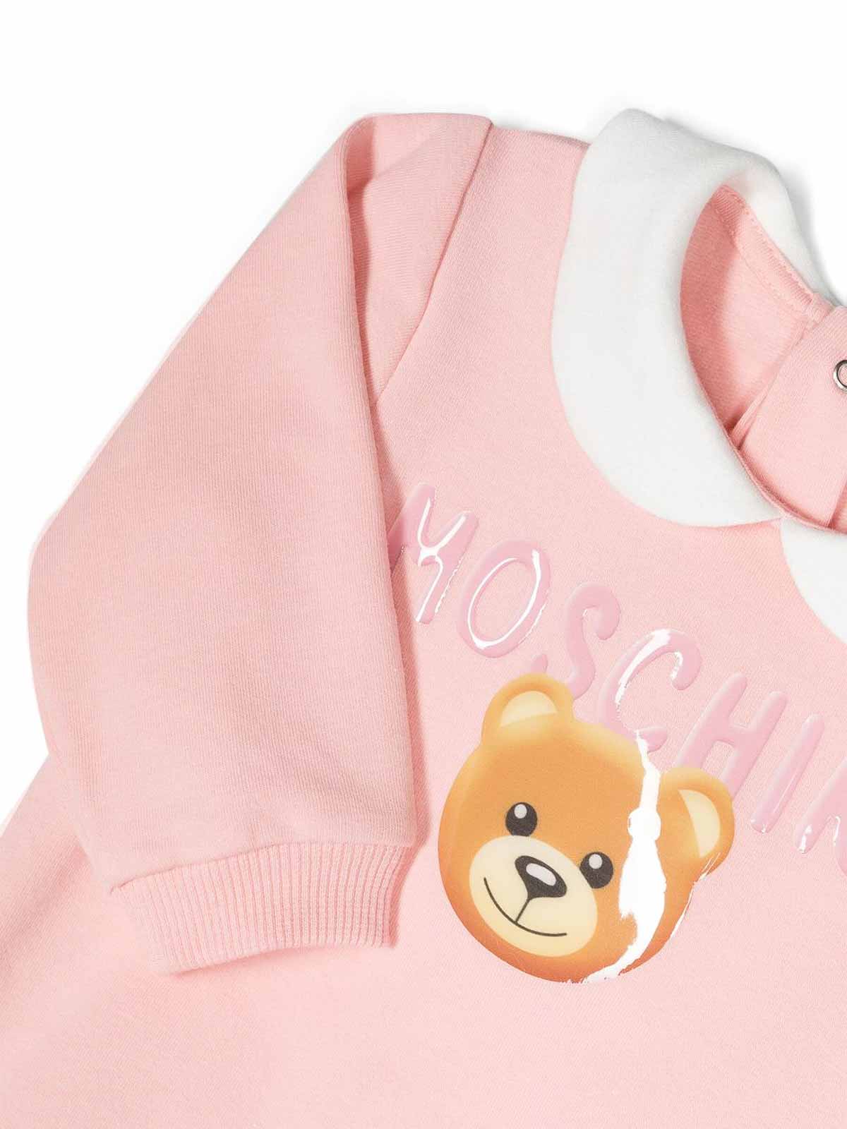 Moschino Teddy Bear Baby Girl Moschino Set, Romper MOY026LDA1750209