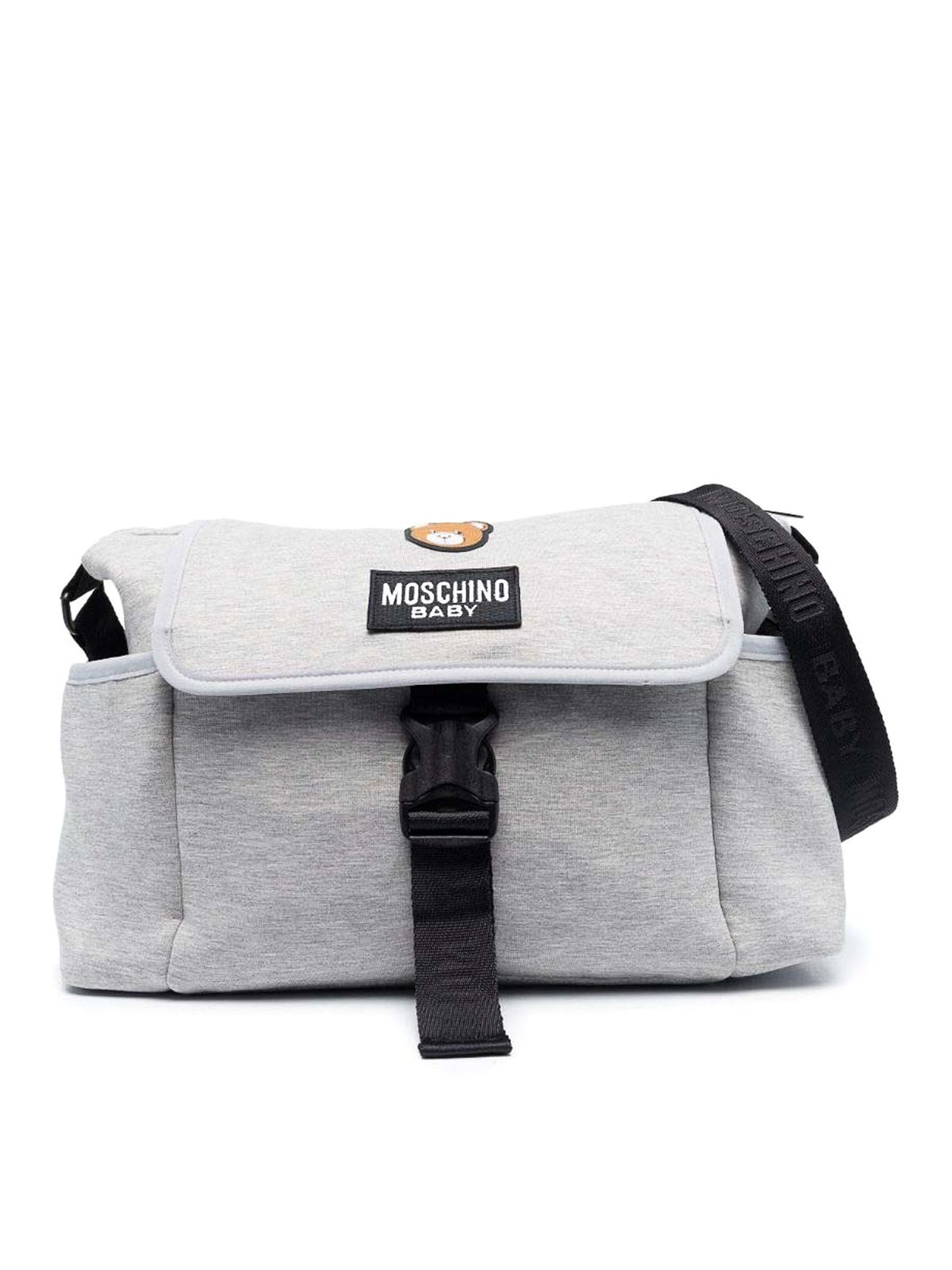 Moschino diaper best sale bag grey