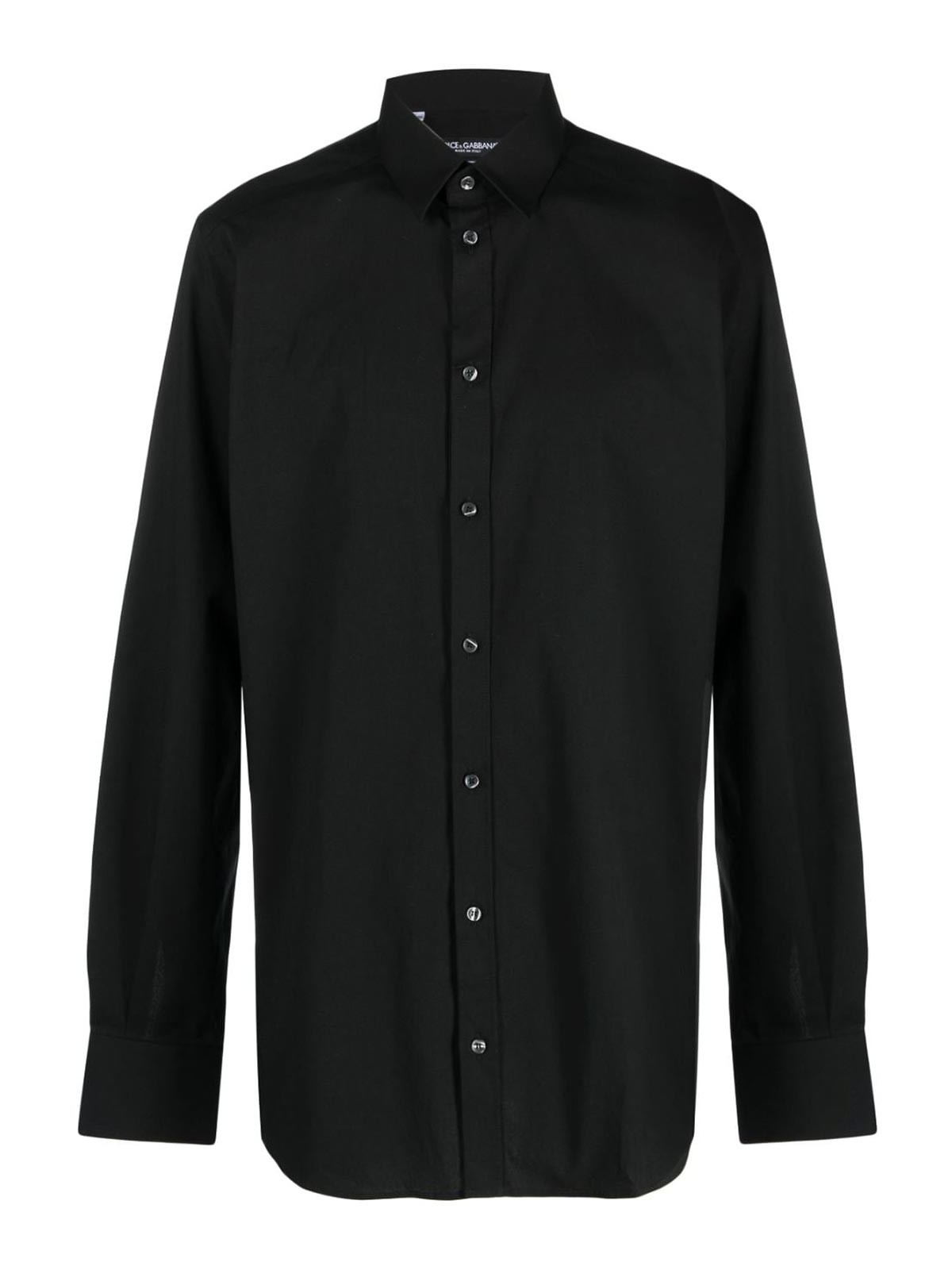 Shop Dolce & Gabbana Long-sleeve Shirt In Negro