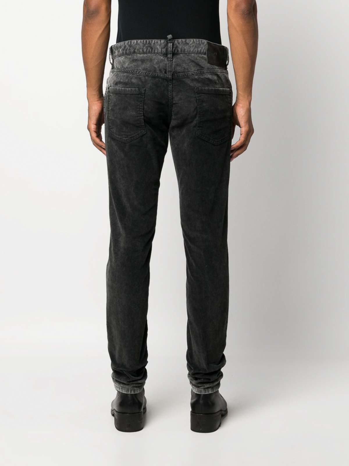 Shop Dsquared2 Cool Guy Corduroy Jeans In Black
