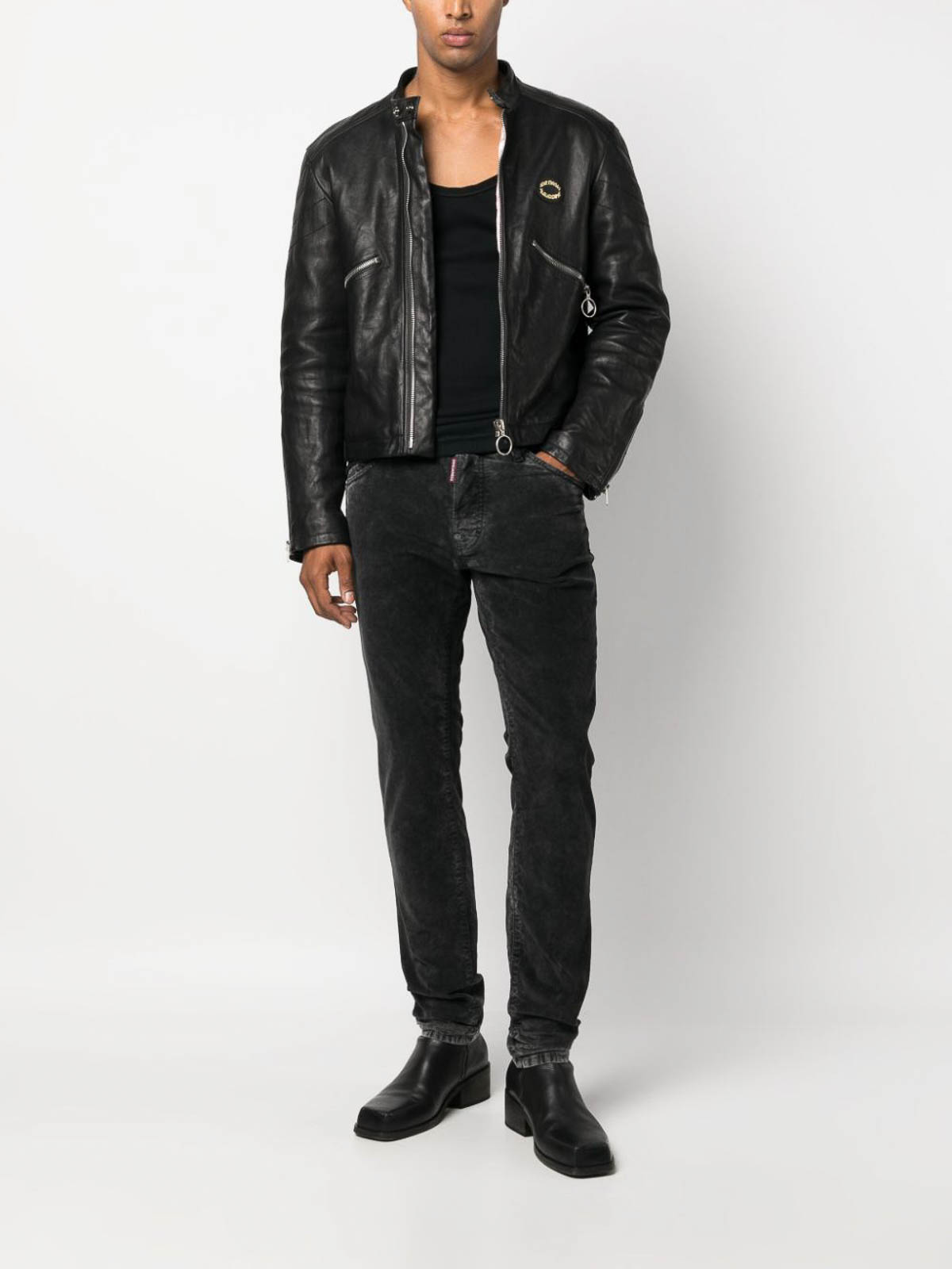 Shop Dsquared2 Cool Guy Corduroy Jeans In Black