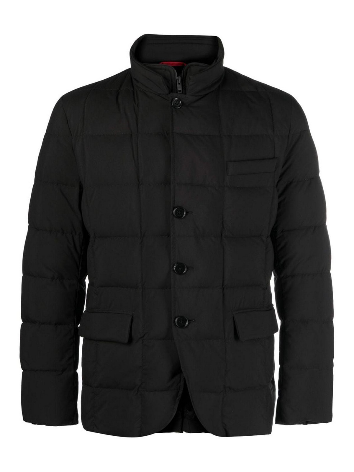 Fay Quilted Padded Jacket In Black