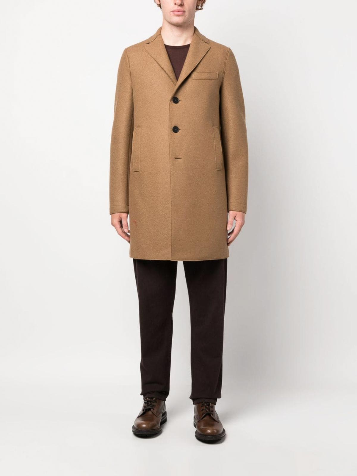 Manteau cheap court marron