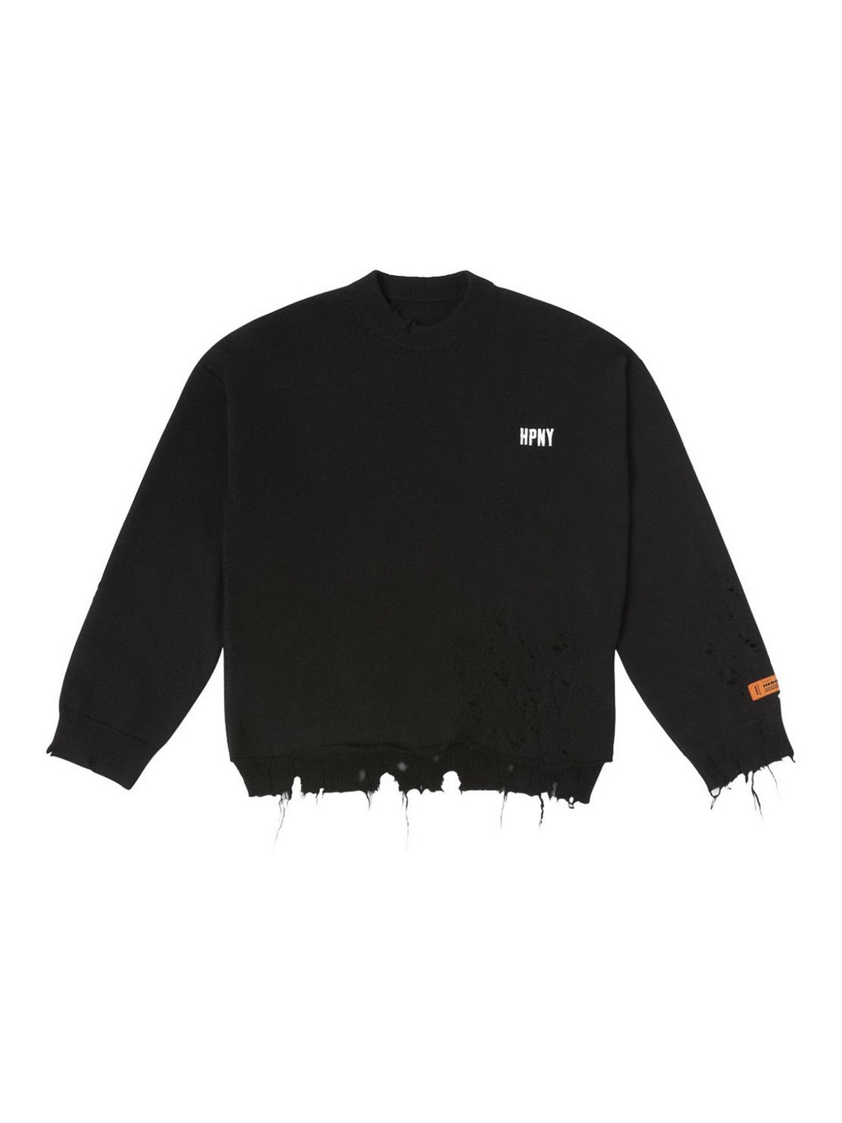 Shop Heron Preston Embroidered-logo Sweatshirt In Negro