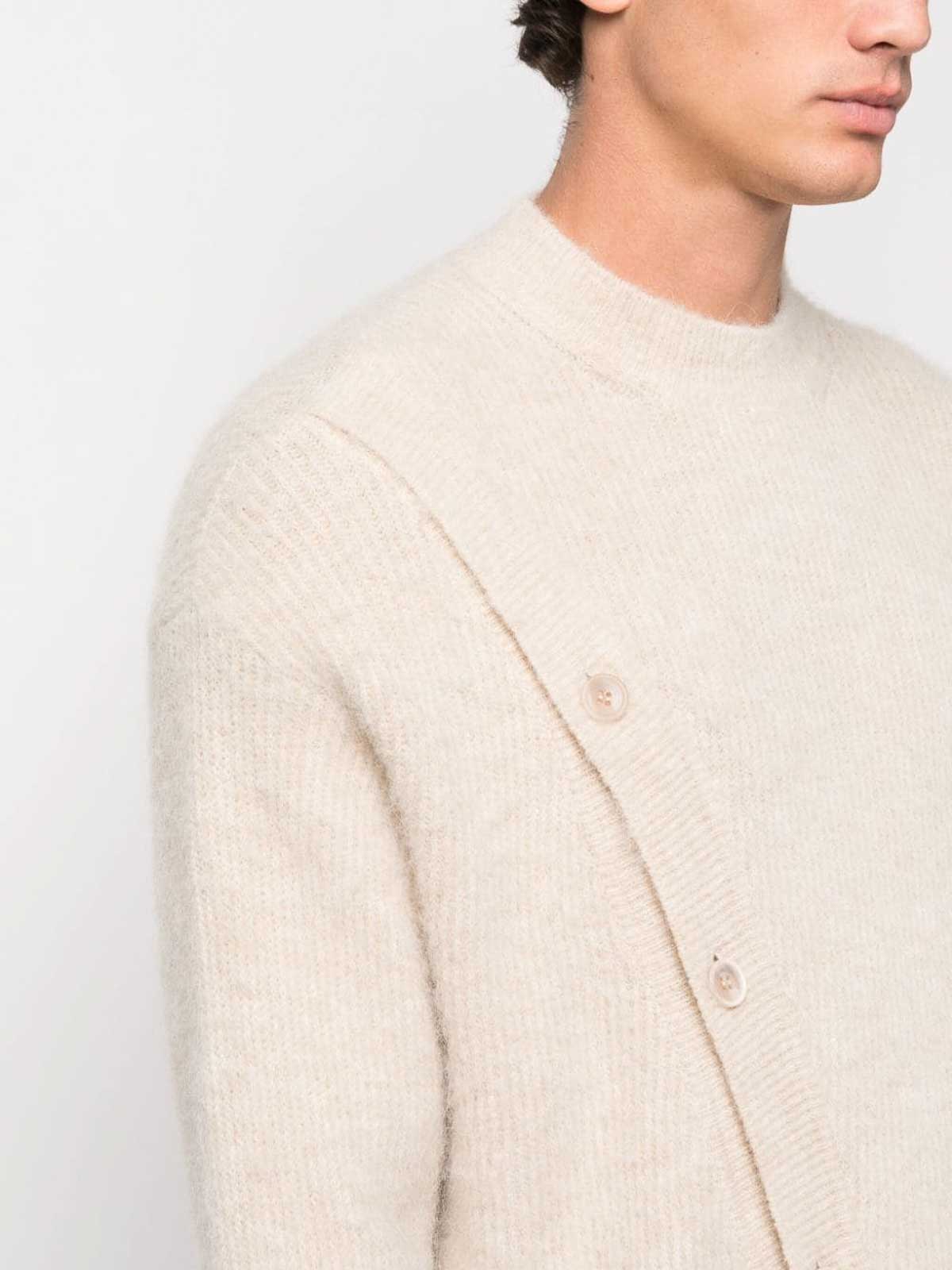 JACQUEMUS ベージュ Le Cardigan Pau セーター Jacquemus - LE CARDIGAN PAU BEIGE – LE LABO STORE