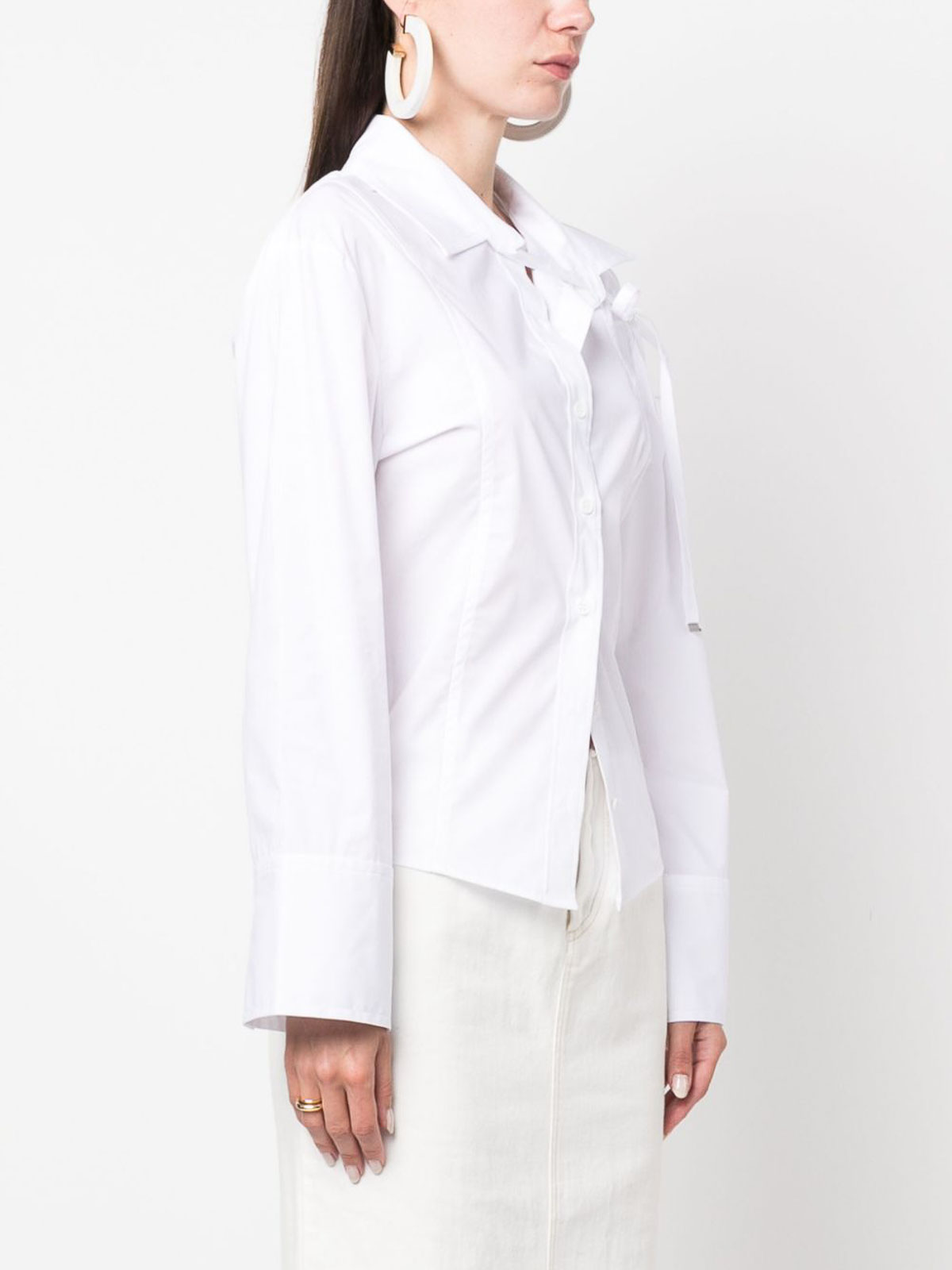 Shop Jacquemus Camisa - Blanco In White