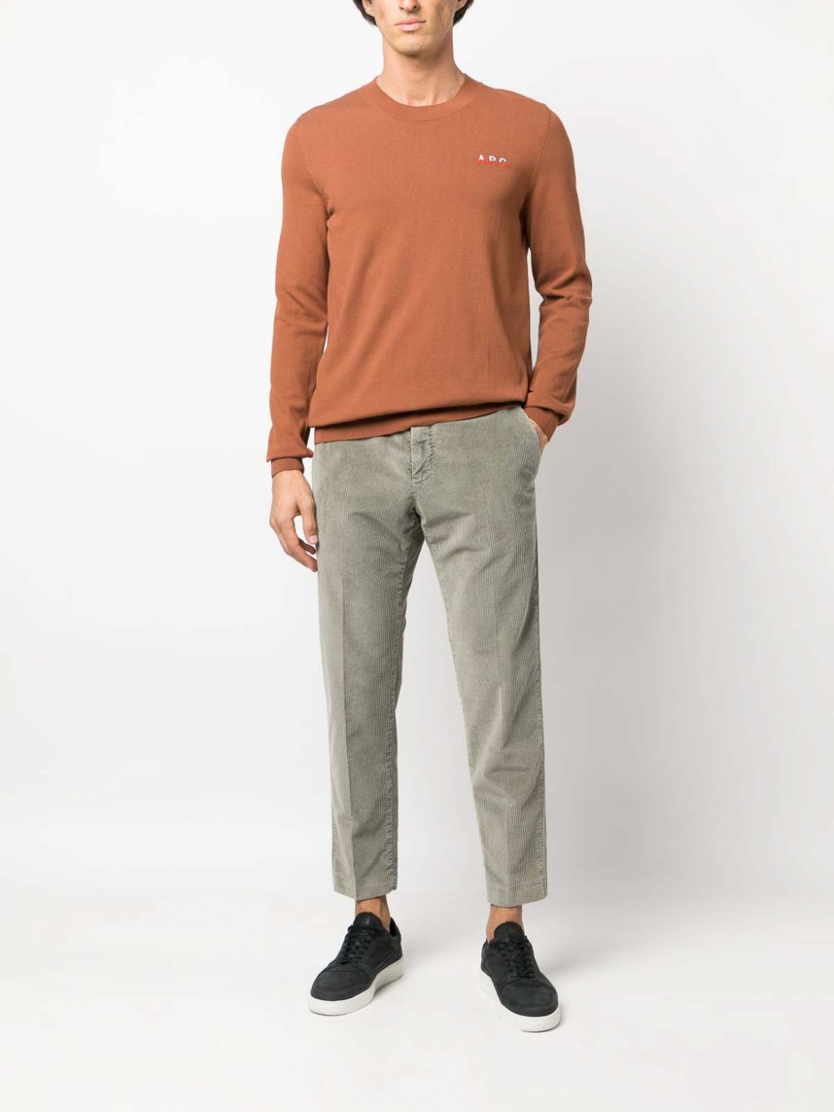 Trousers Shorts Pt Torino - Corduroy Straight-Leg Trousers