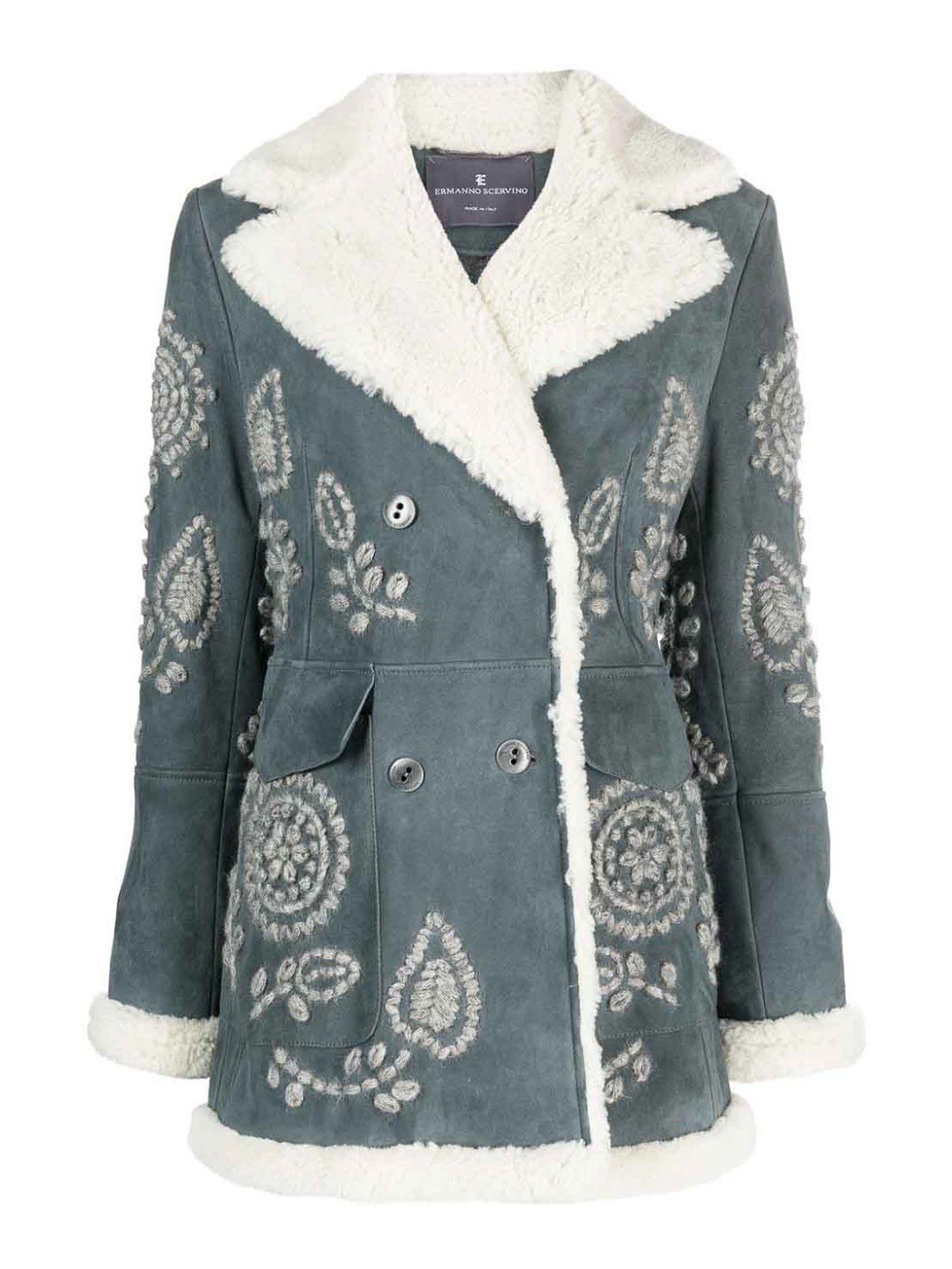 Ermanno Scervino Embroidered Jacket - Grey|D430I322RSHSNQ93910