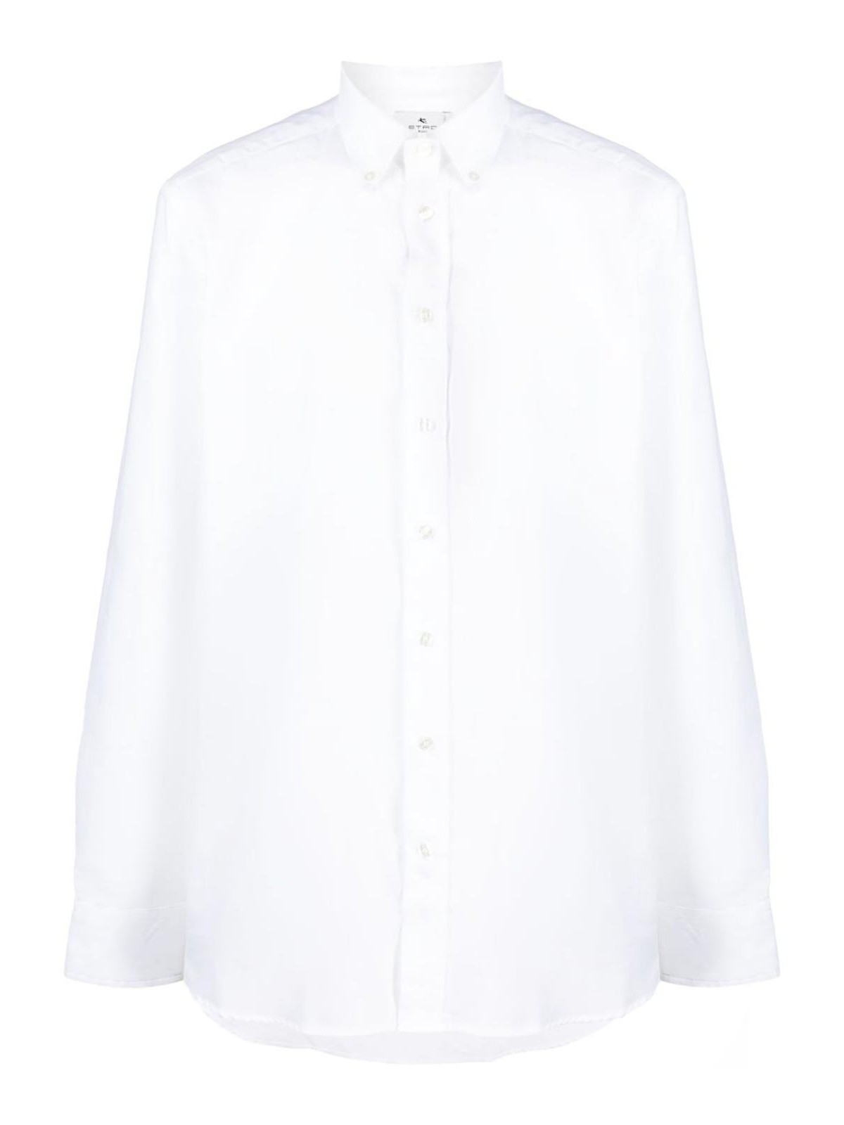 Shop Etro Pegaso Embroidered Shirt In White