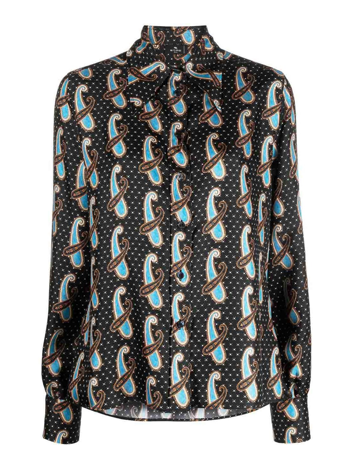 Etro Paisley-printed Buttoned Shirt In Multicolour