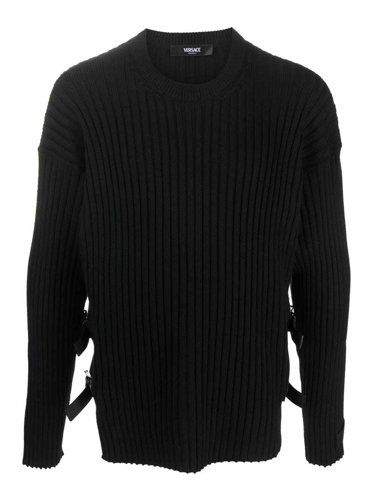 Shop Versace Suéter Cuello Redondo - Negro In Black