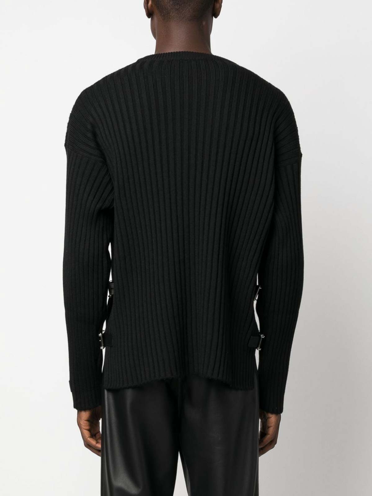 Shop Versace Suéter Cuello Redondo - Negro In Black