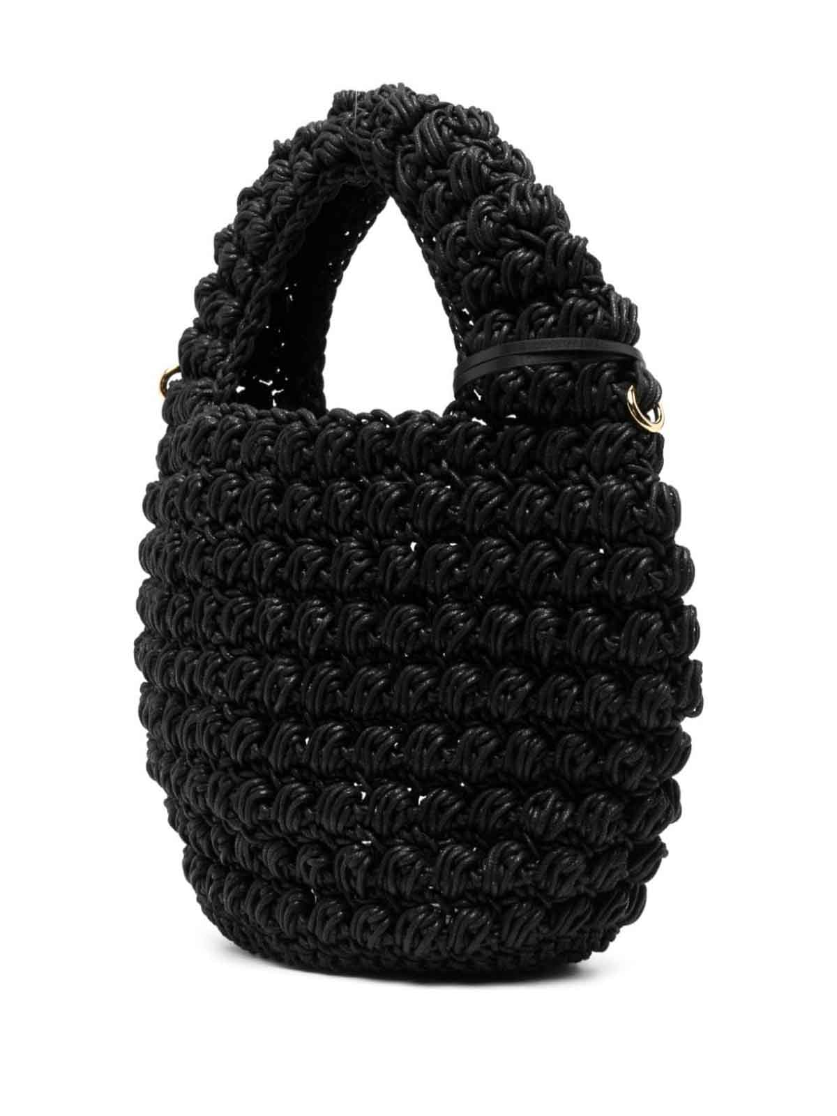 Shop Jw Anderson Large Popcorn Tote Bag From  In Black