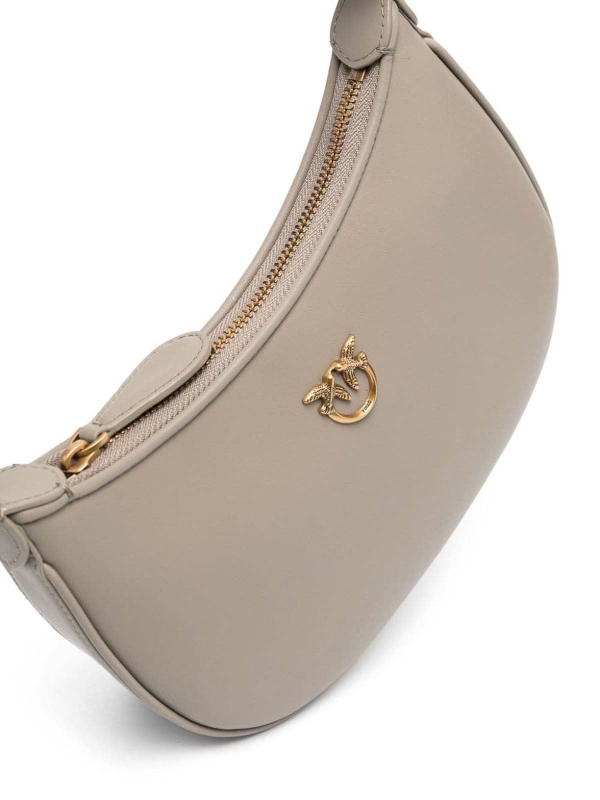 ハンドバッグ Pinko Handbags Beige PINKO Love Bag Slouchy beige women's shoulder bag – Pavidas
