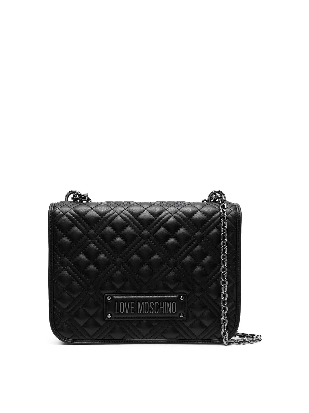 Cross body bags Love Moschino Logoplaque quilted bag JC4000PP0HLA000A