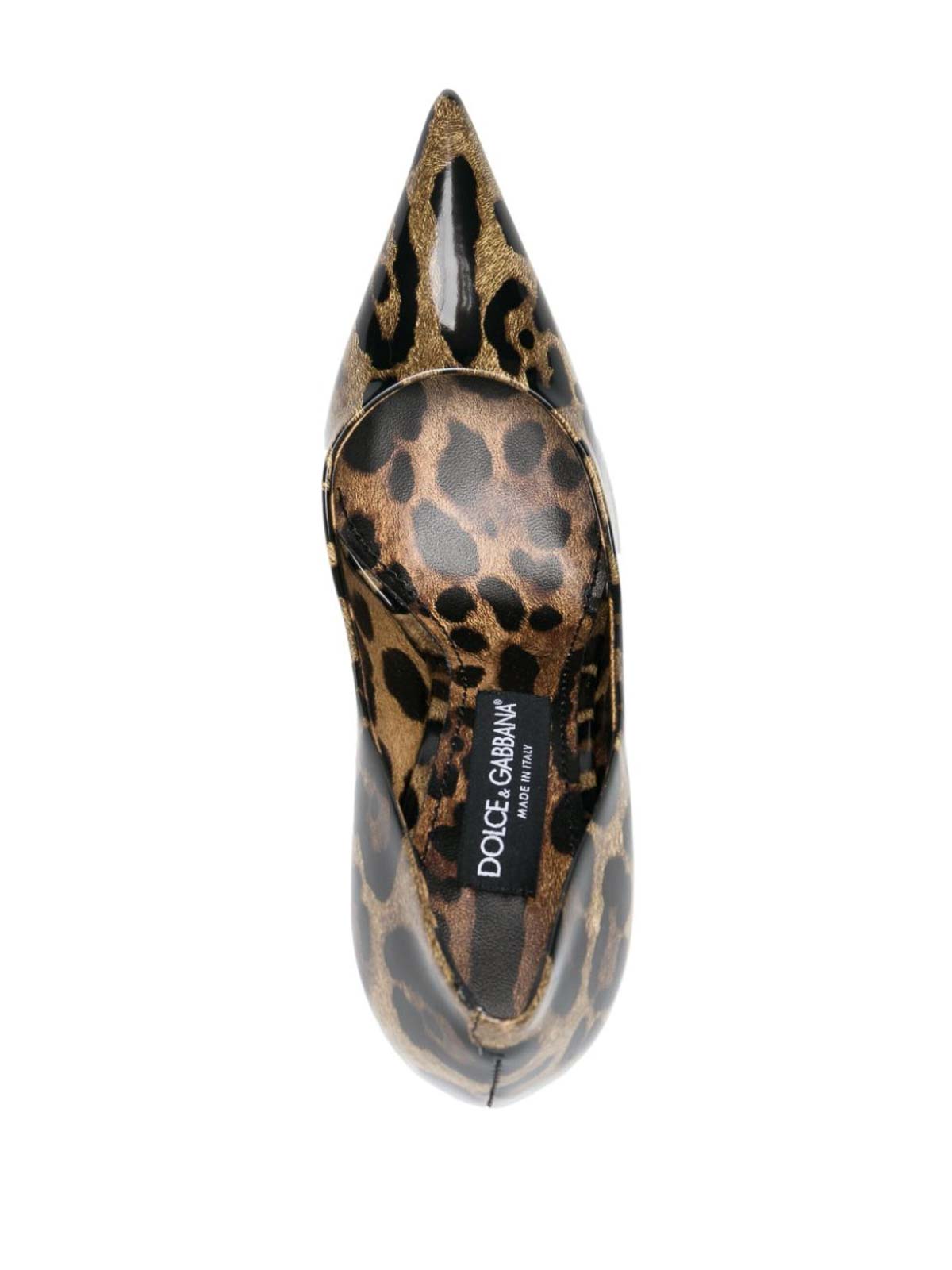 Shop Dolce & Gabbana Leopard-print Pumps In Brown